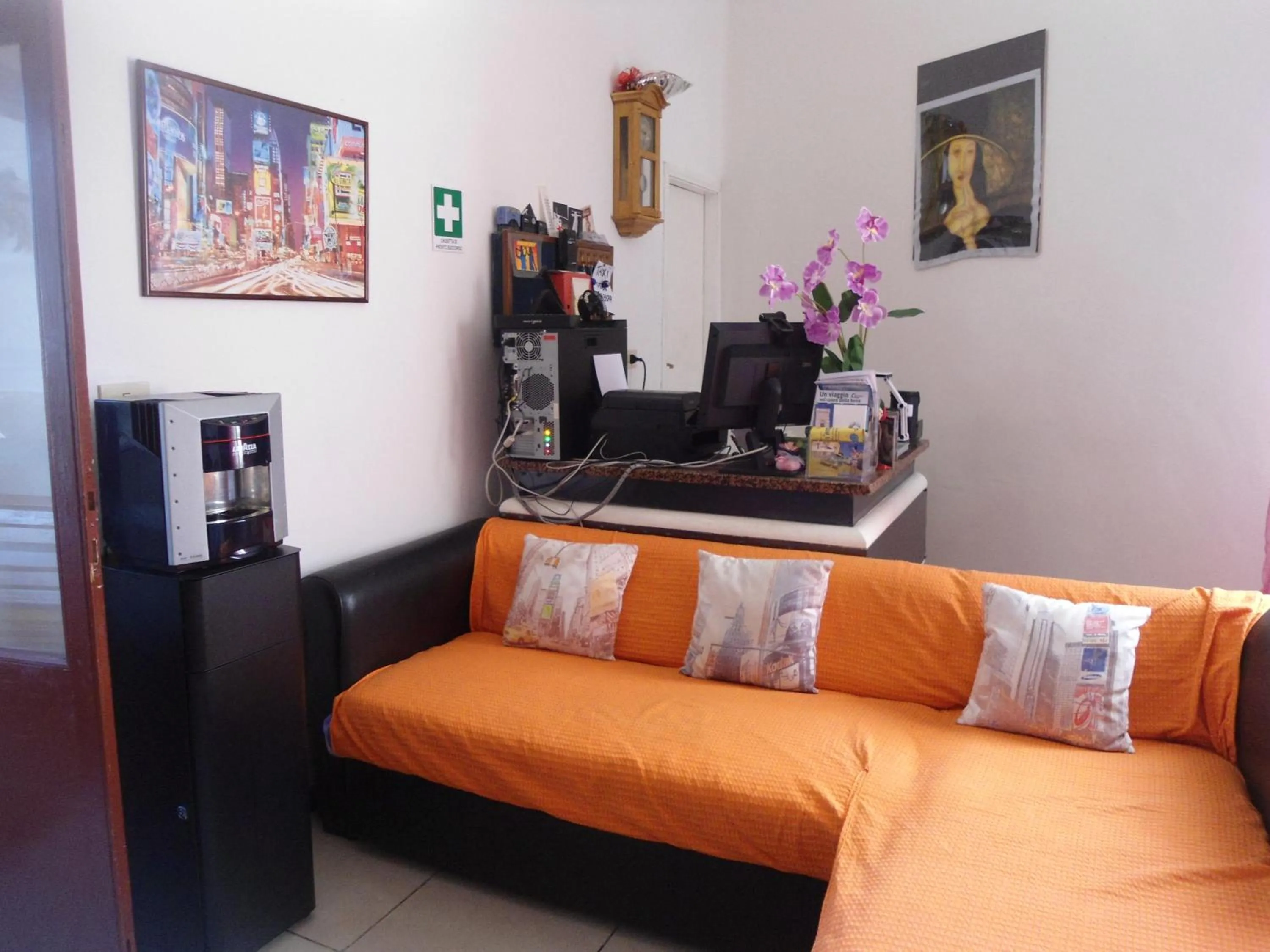 Lobby or reception in Hotel Houston Livorno - Struttura Esclusivamente Turistica - Not for Business or Workers