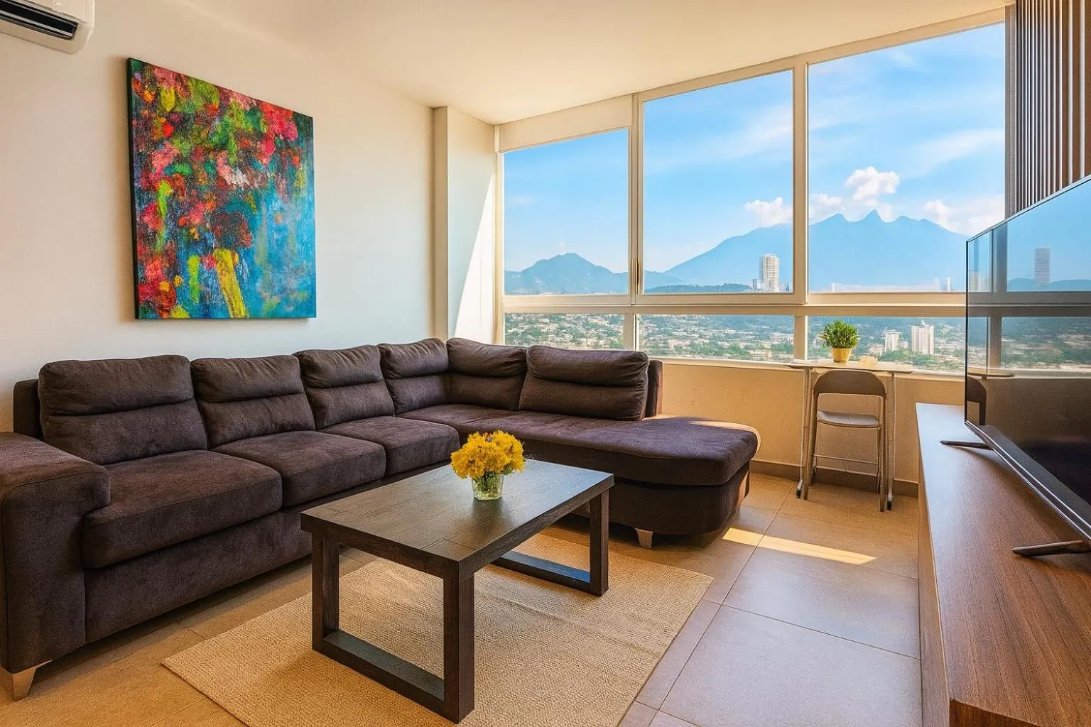 Stylish Panoramic Views City Loft