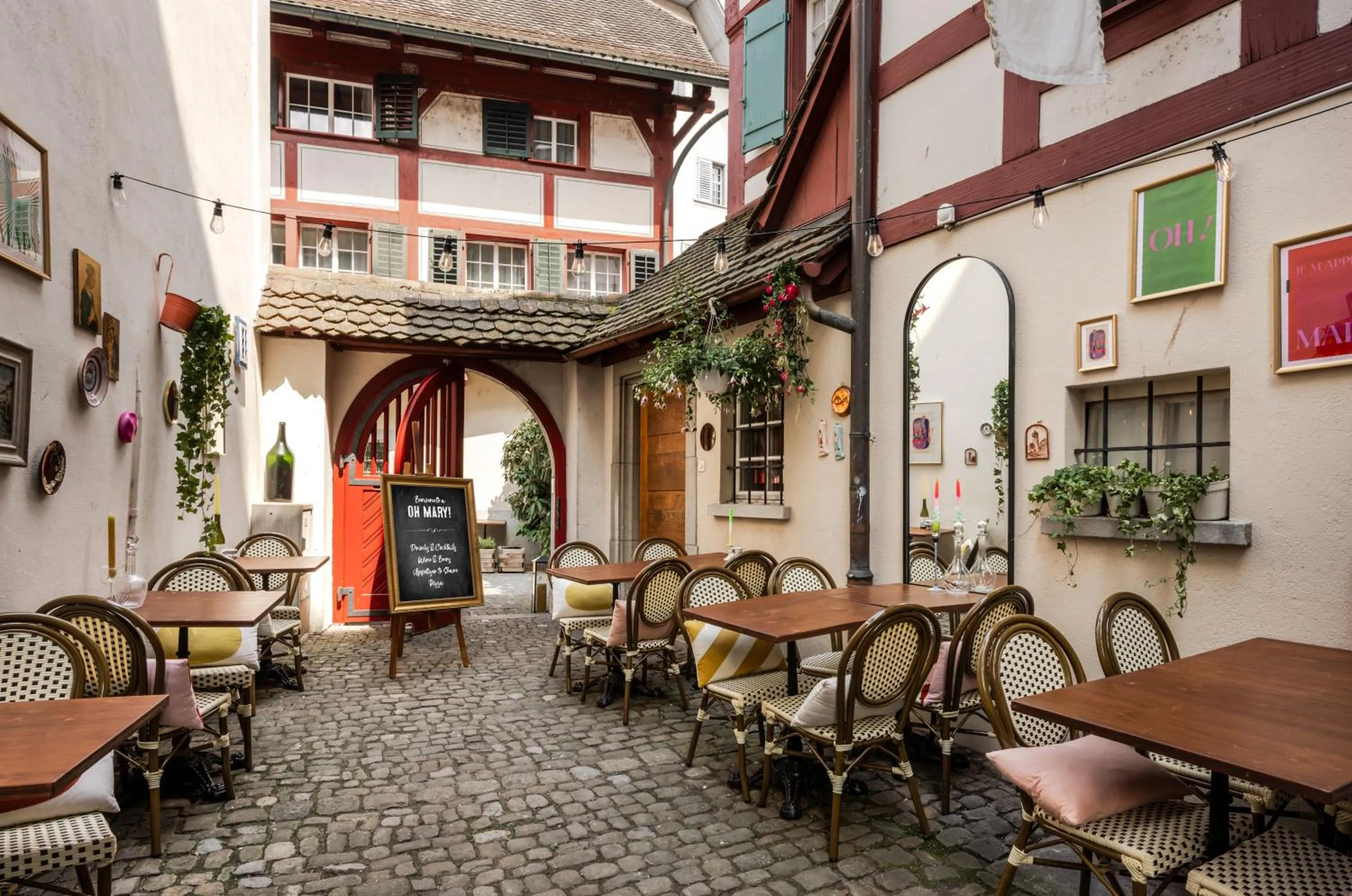 Patio in Hotel Rebstock