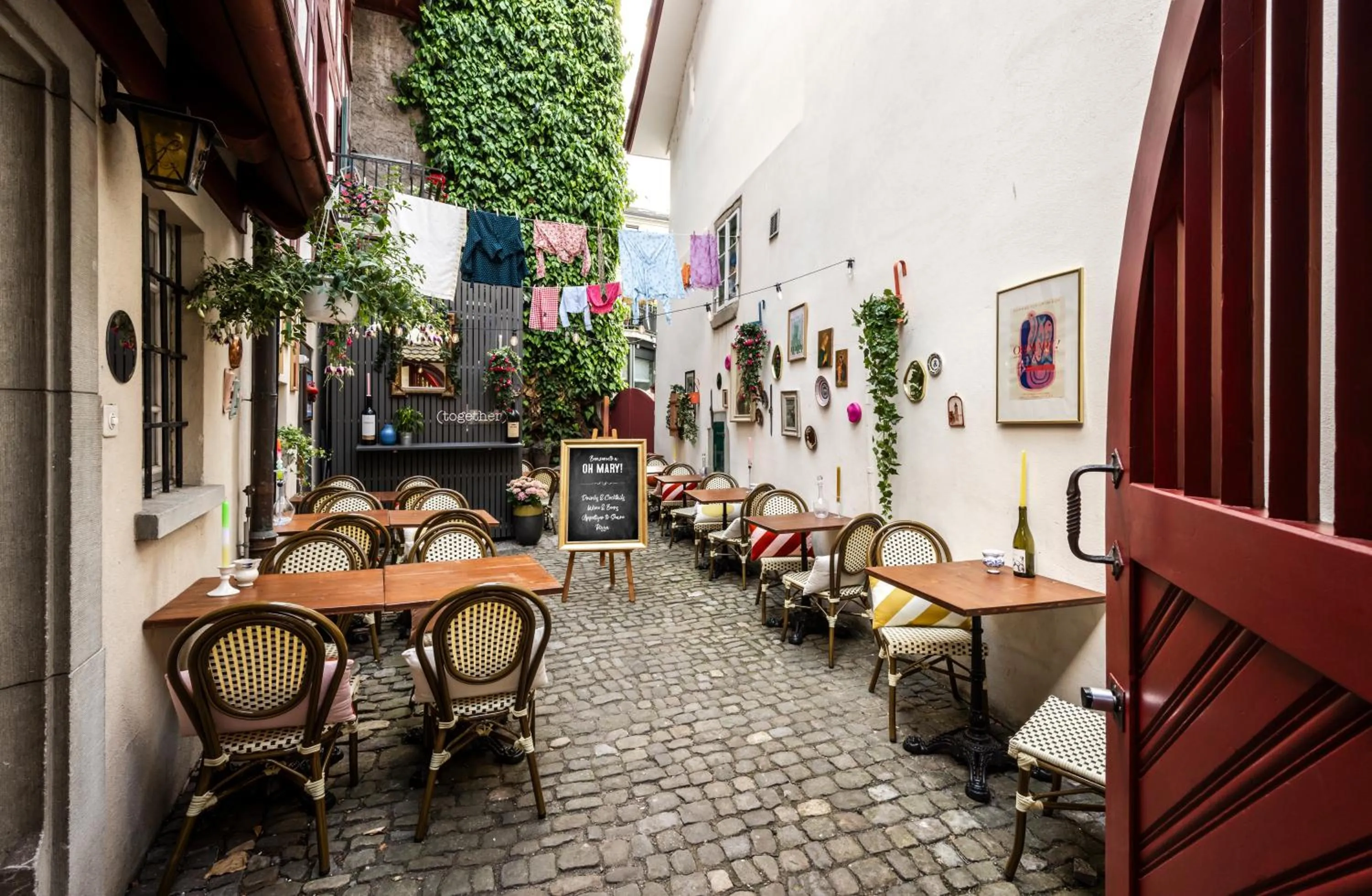 Patio in Hotel Rebstock