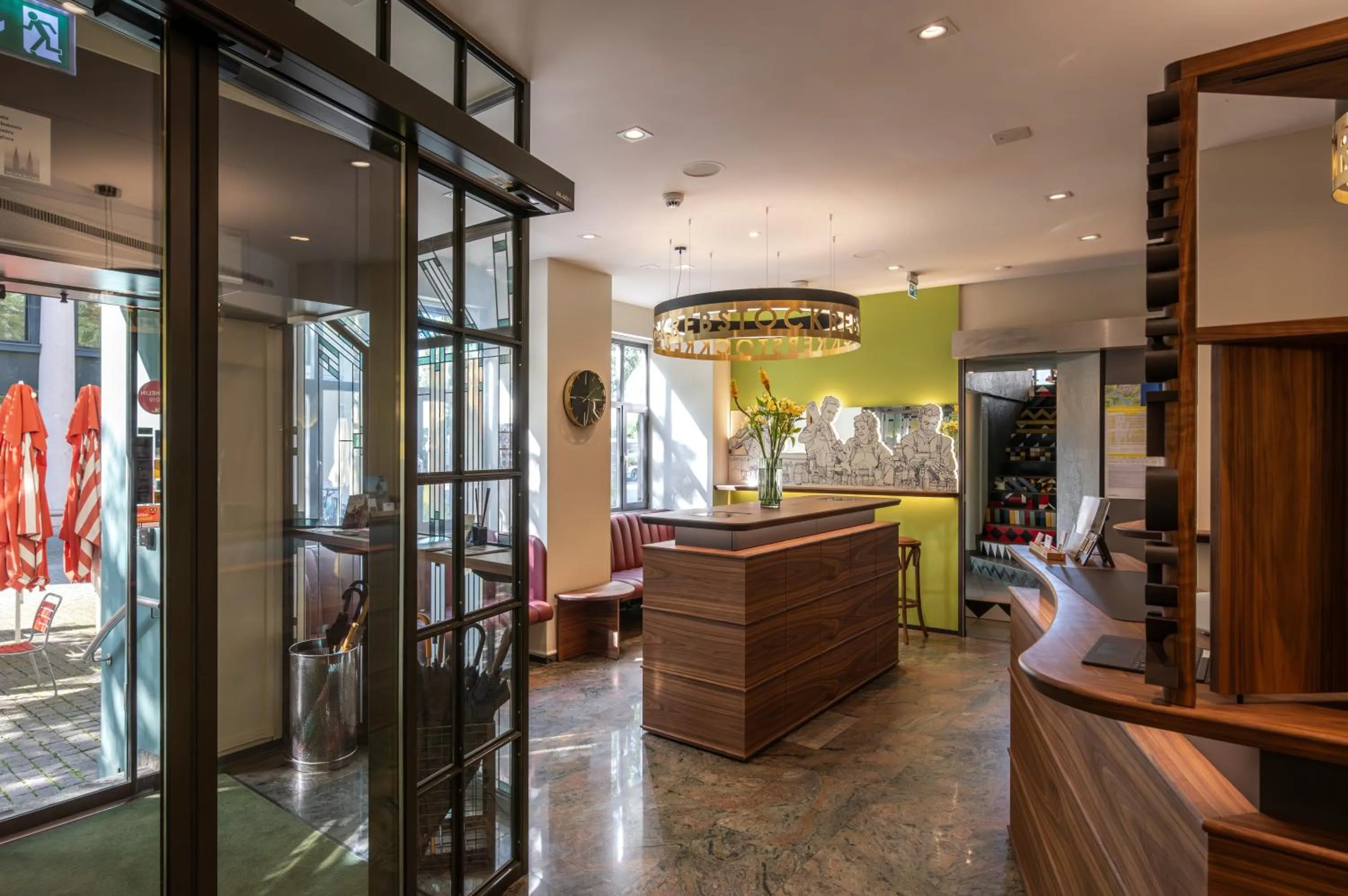 Lobby or reception in Hotel Rebstock