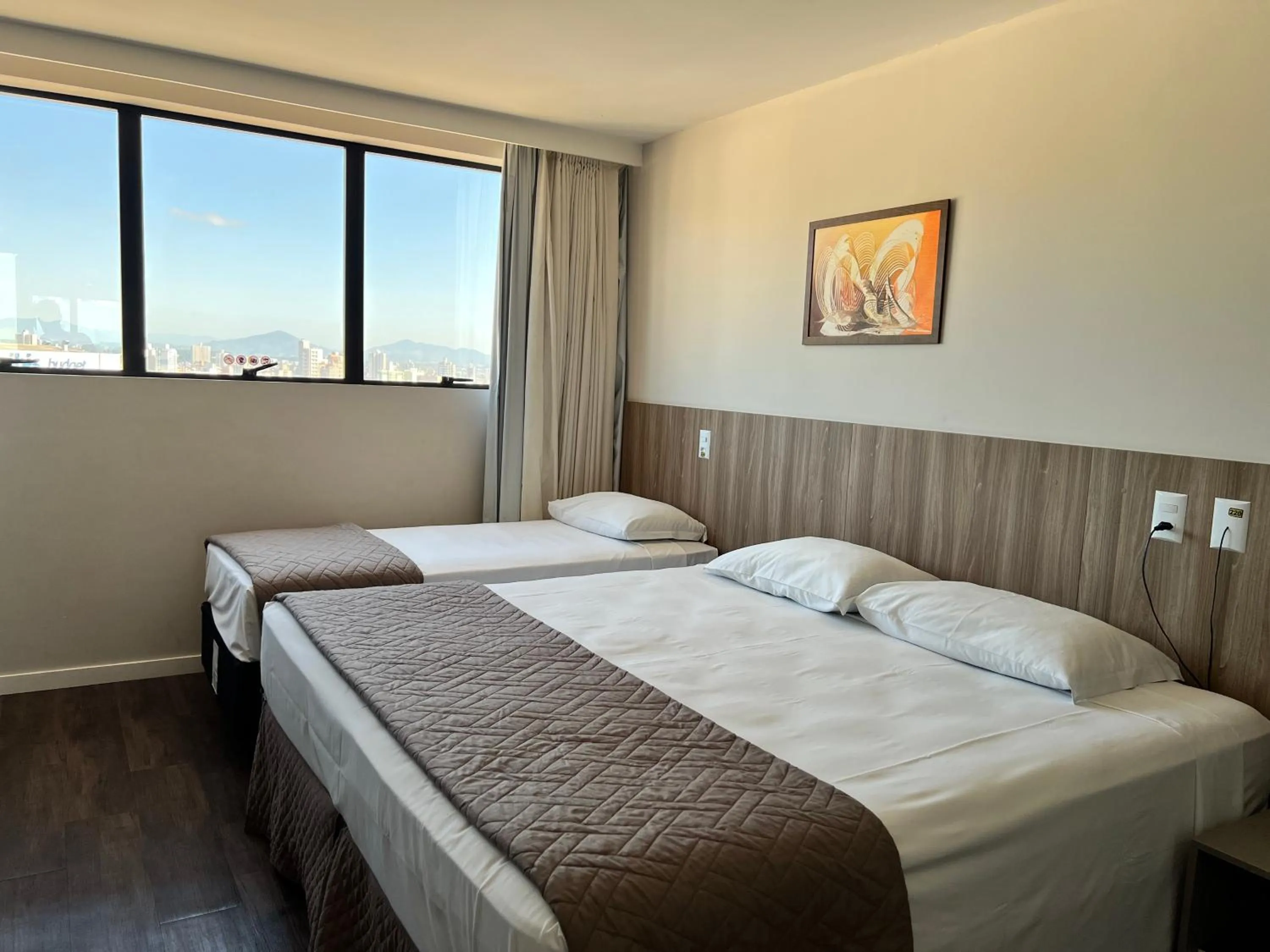 Bed in Hotel 7 Itajaí