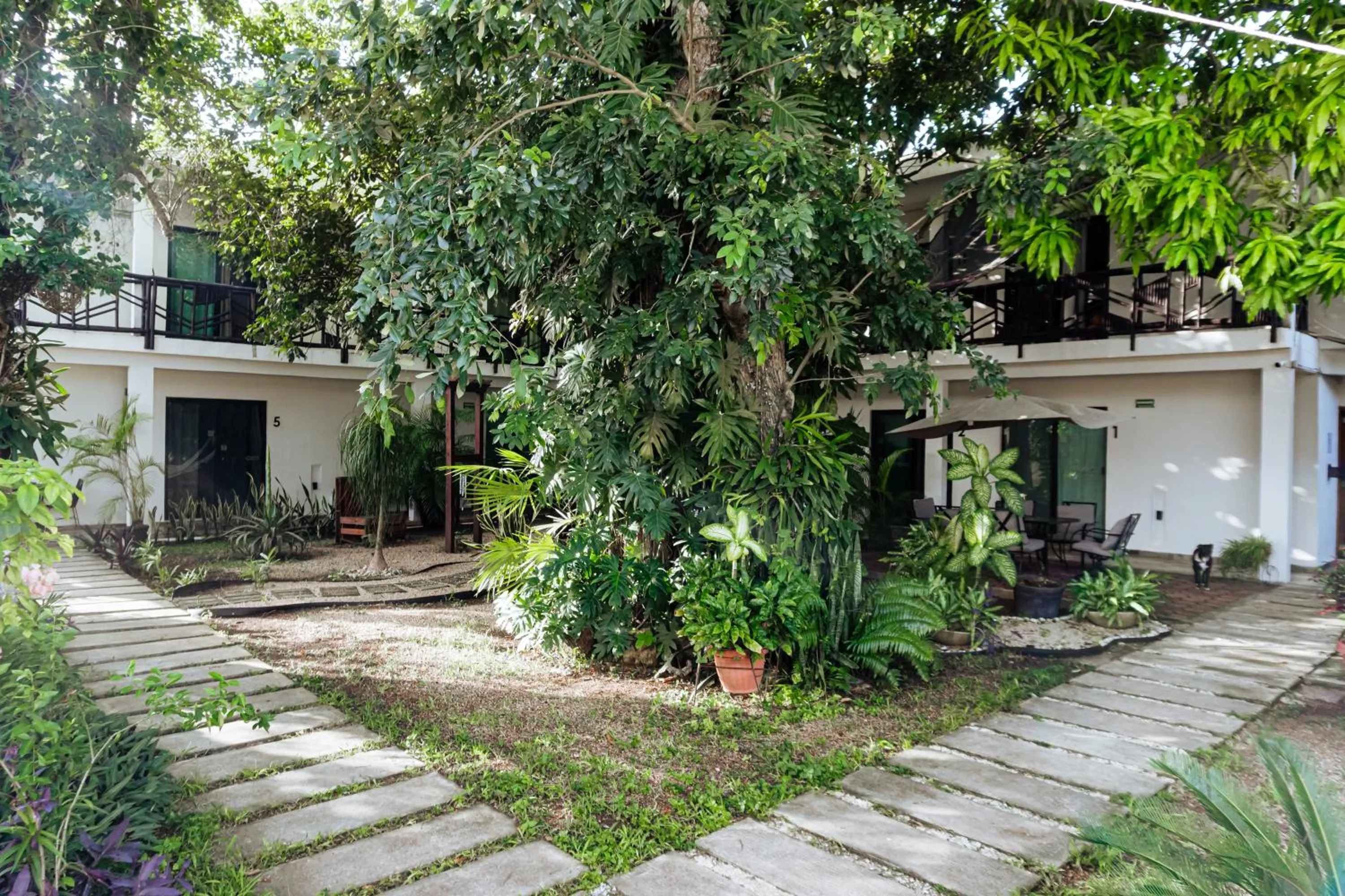 Property building in Hotel Brisas Bacalar