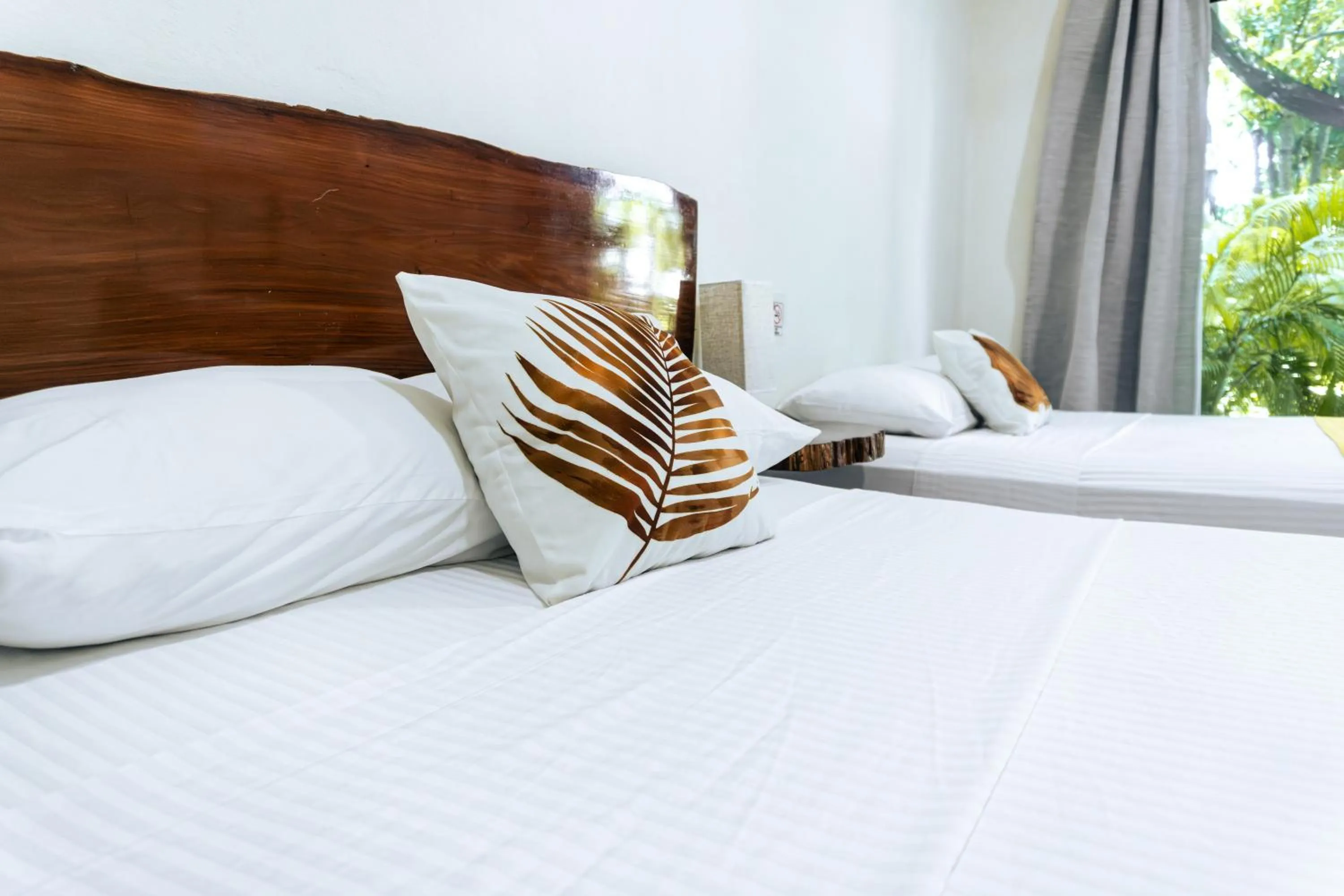 Bed in Hotel Brisas Bacalar