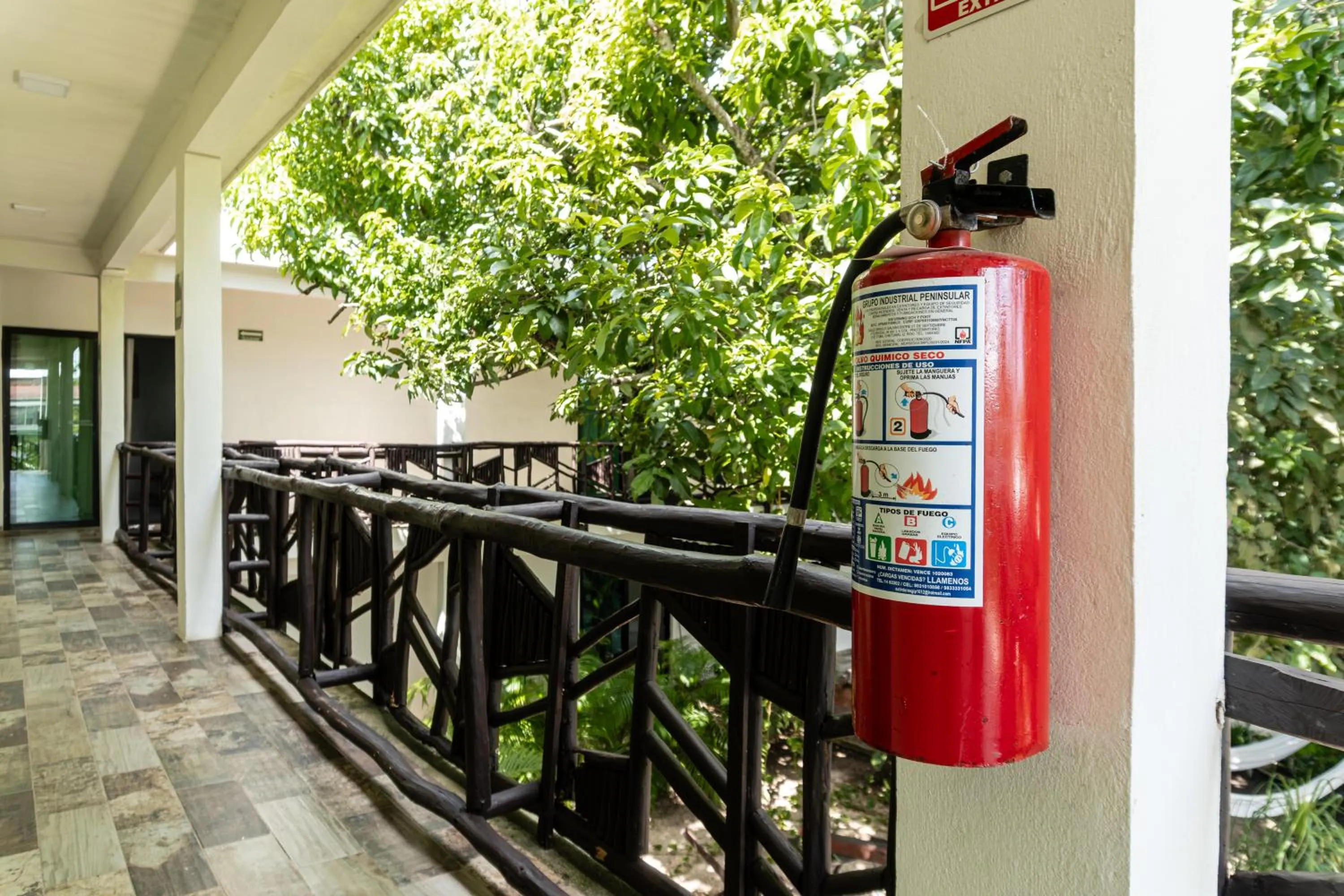 Balcony/Terrace in Hotel Brisas Bacalar