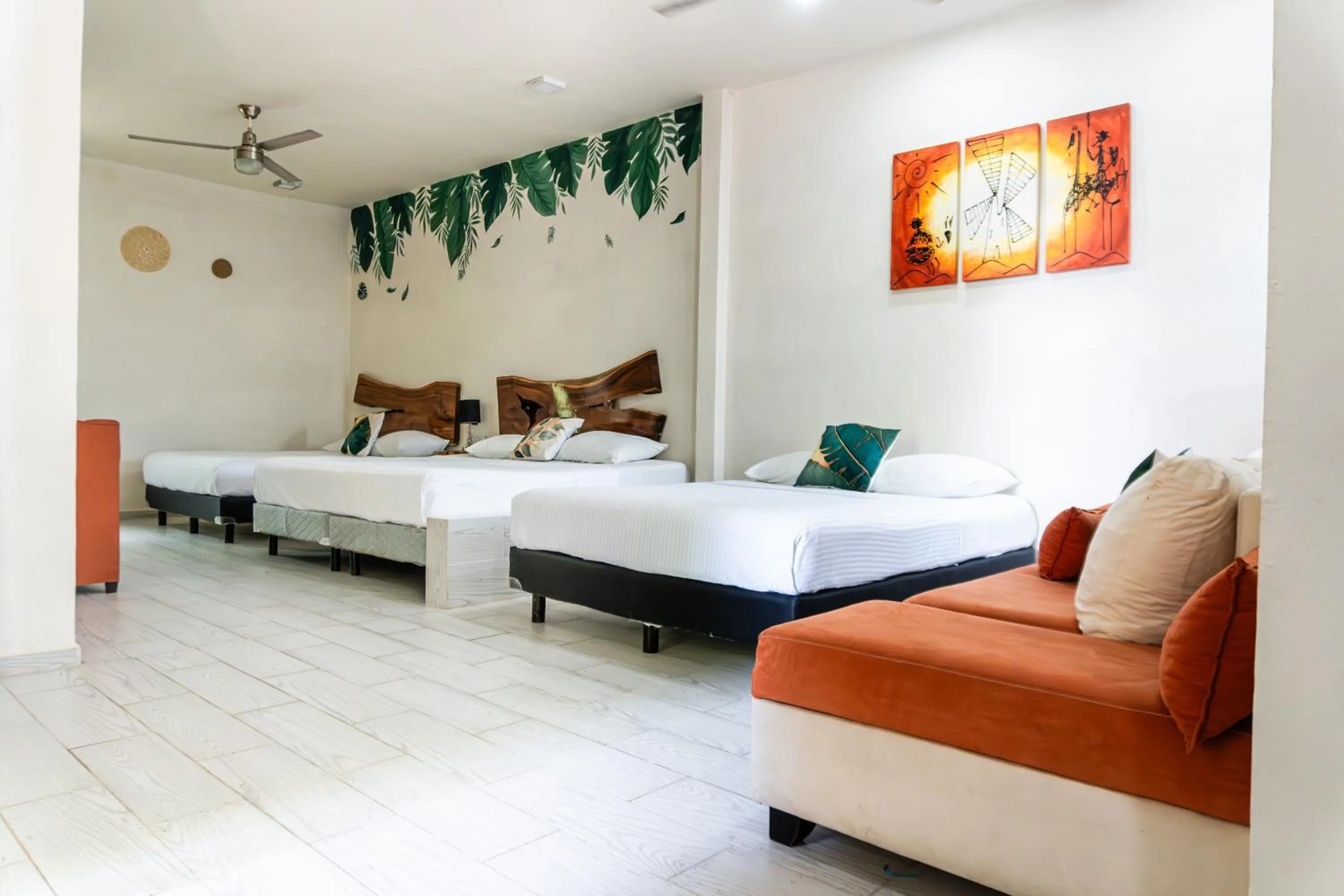 Photo of the whole room in Hotel Brisas Bacalar