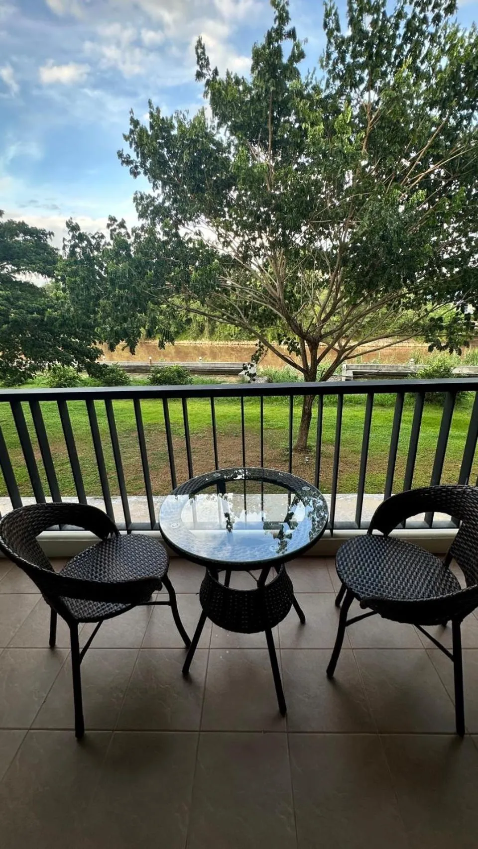 Patio in Chainarai Riverside - SHA Plus Certified