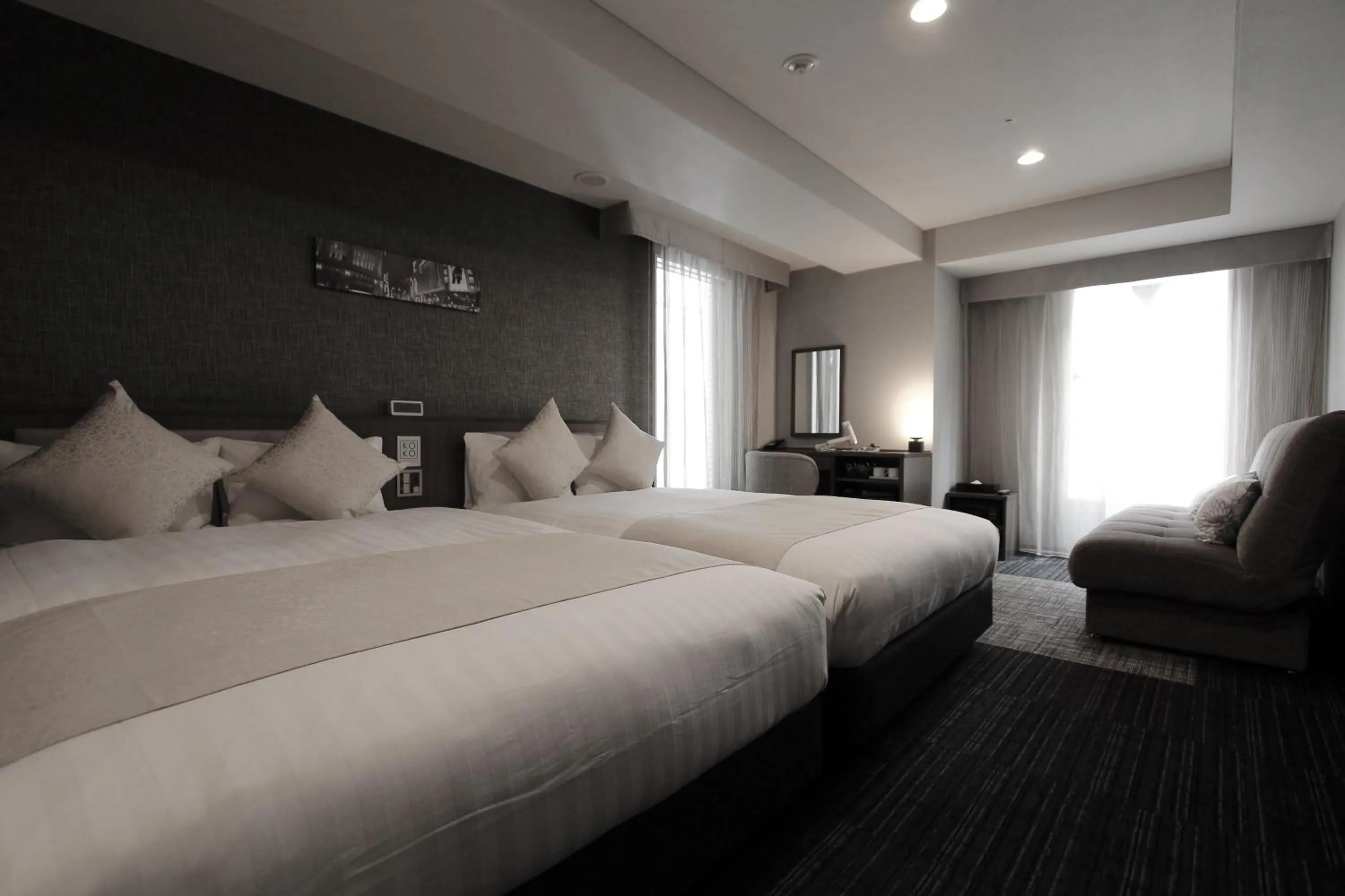 Photo of the whole room, Bed in KOKO HOTEL Ginza-1chome