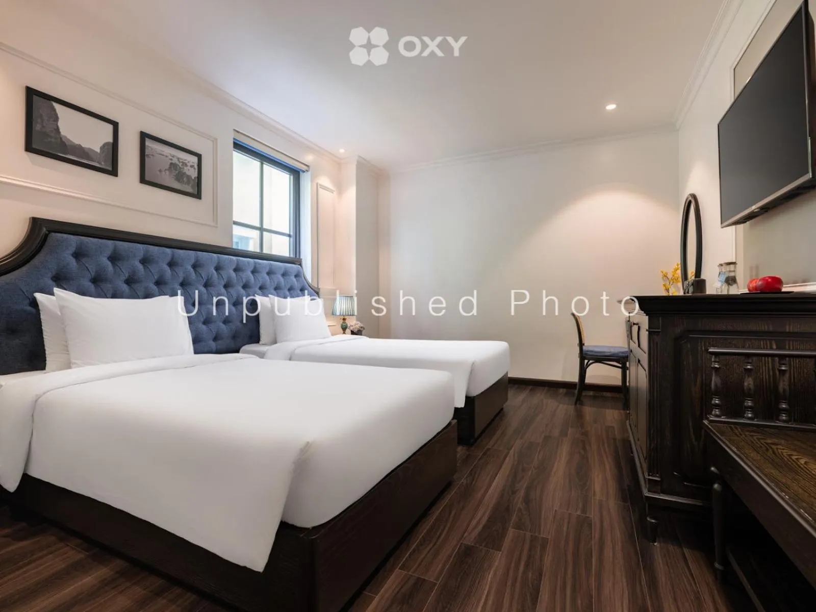 Bed in Ha Long Essence Hotel