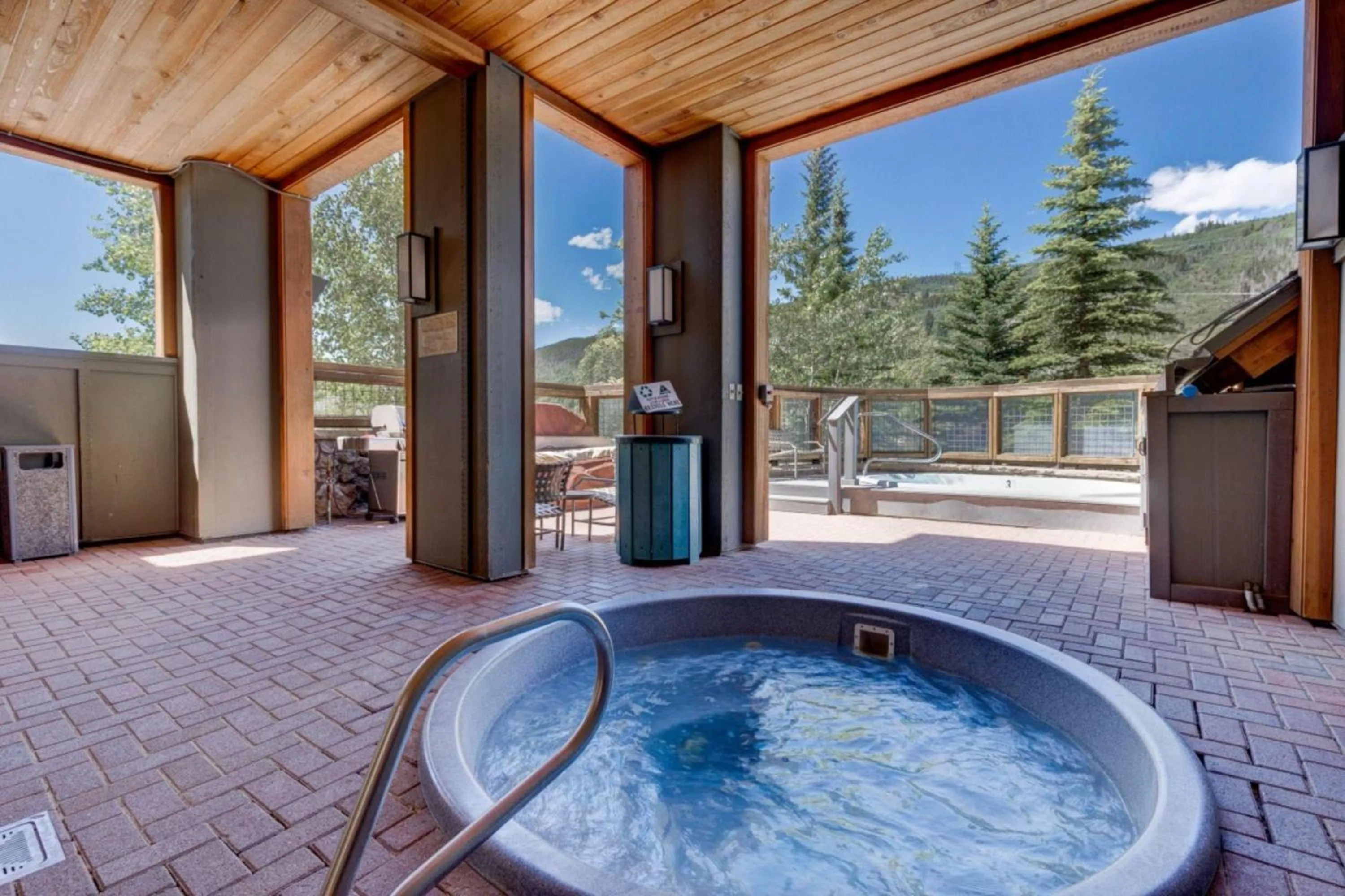 Hot Tub in Buffalo Lodge by Summit County Mountain Retreats