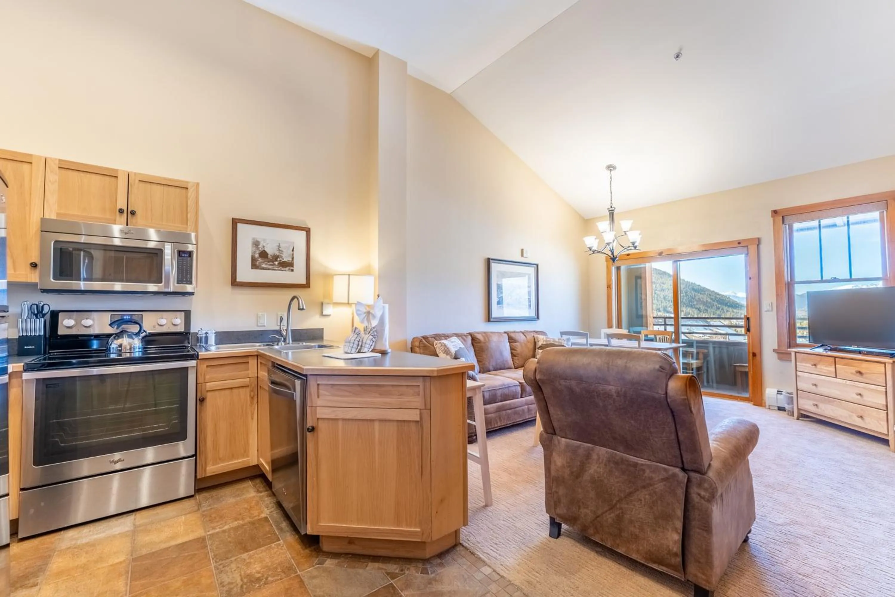Kitchen or kitchenette in Buffalo Lodge by Summit County Mountain Retreats