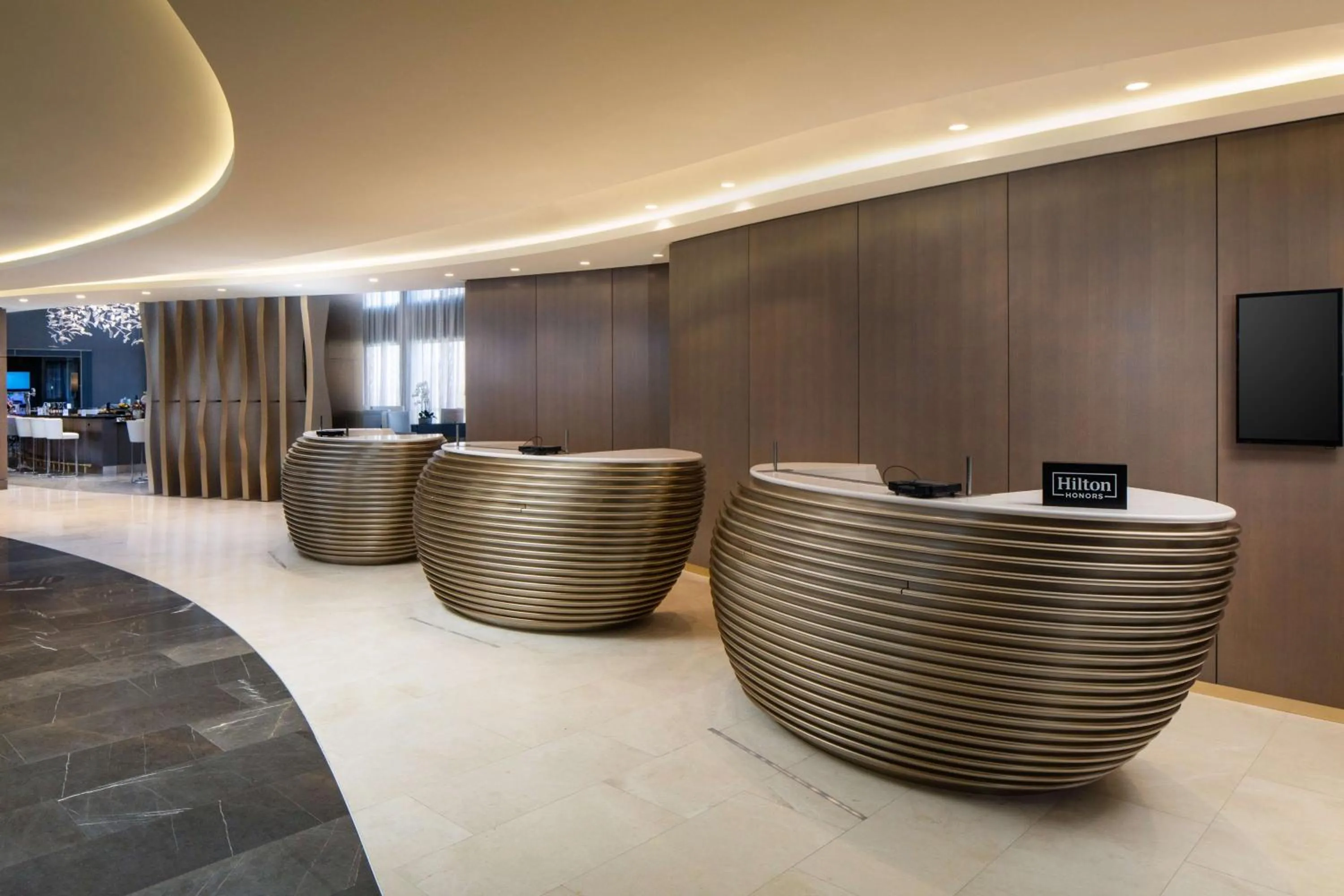 Lobby or reception in Hilton Miami Aventura