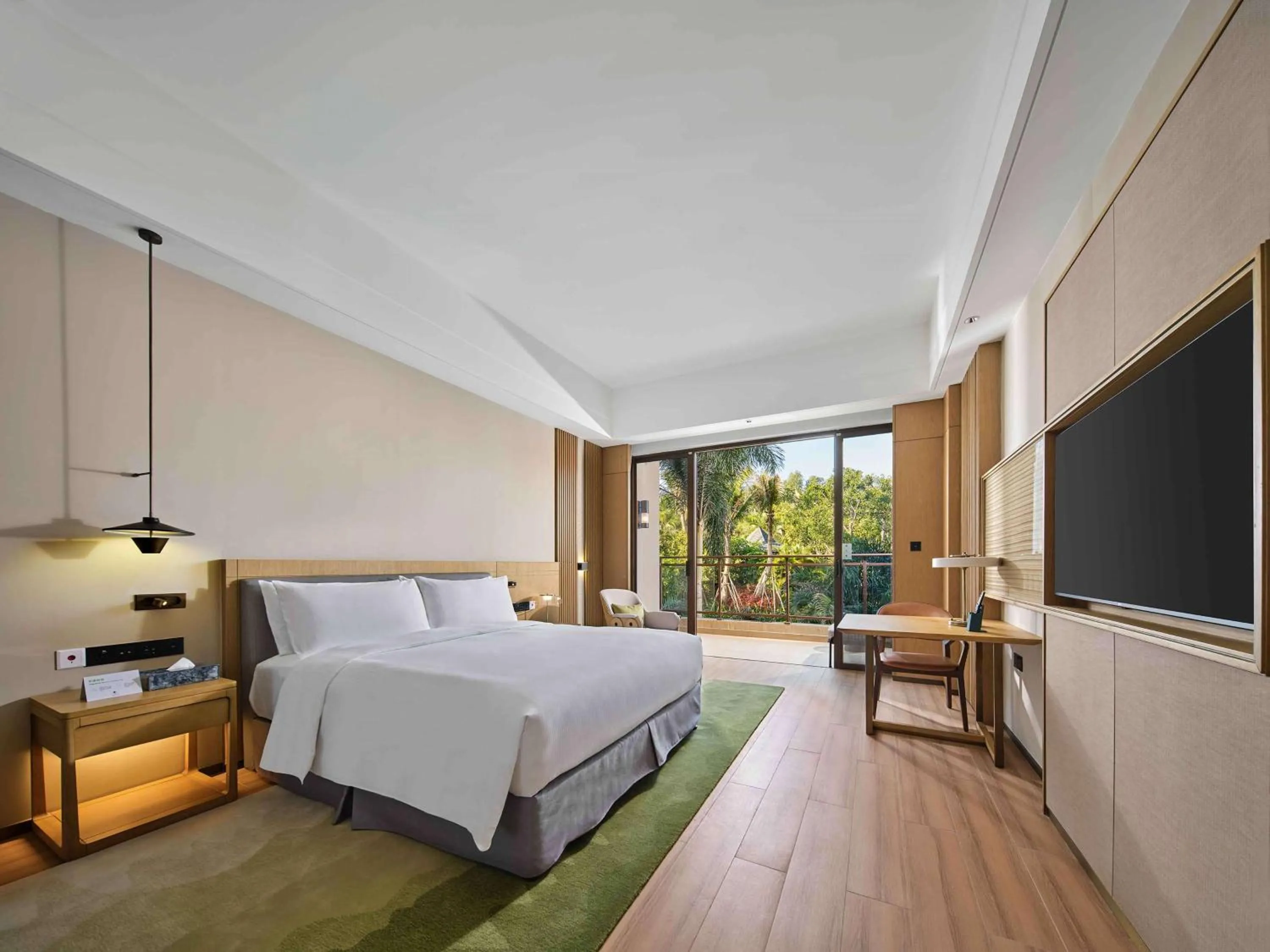 Bed in Doubletree By Hilton Lingshui Hot Spring