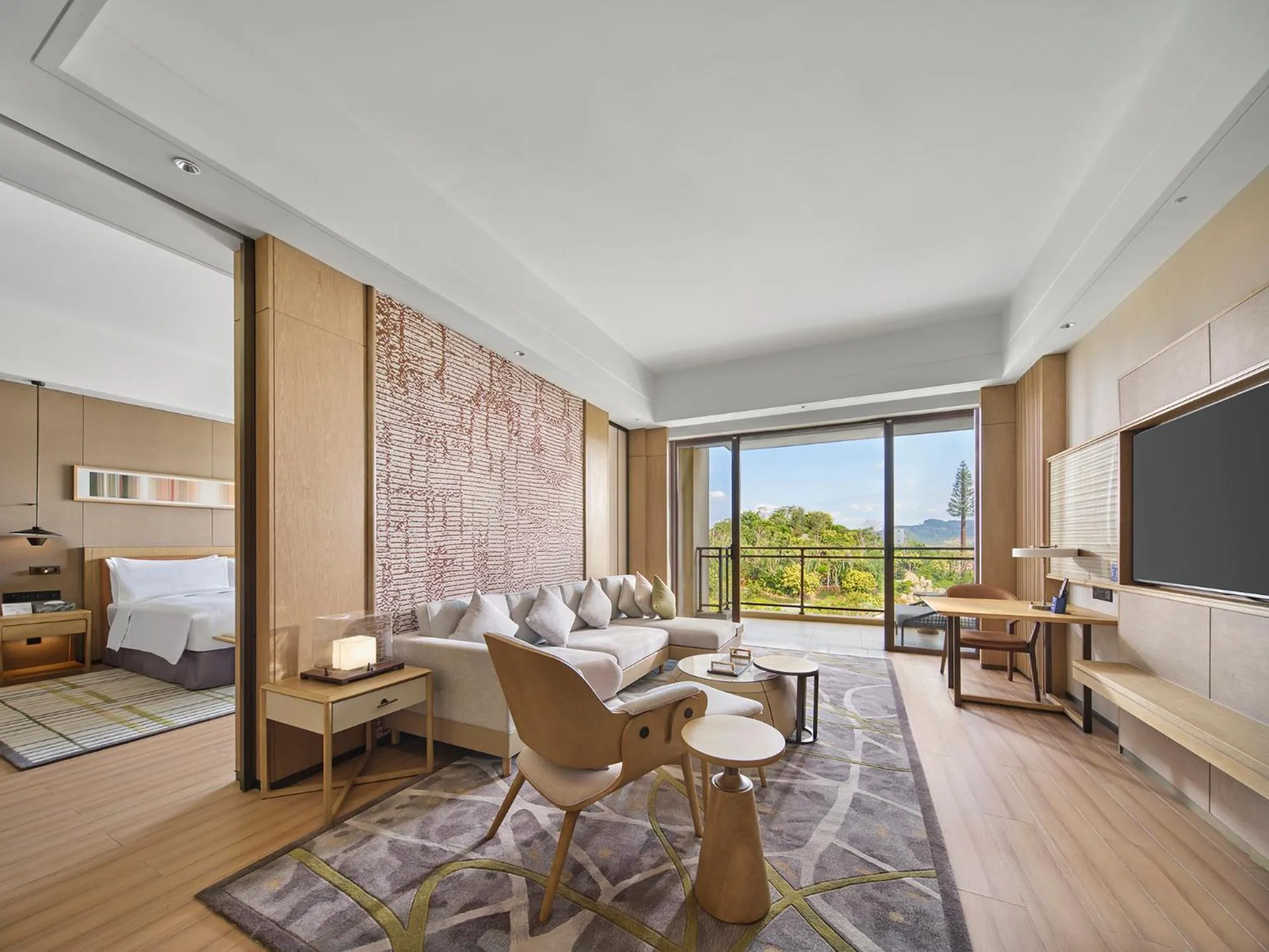 Living room in Doubletree By Hilton Lingshui Hot Spring