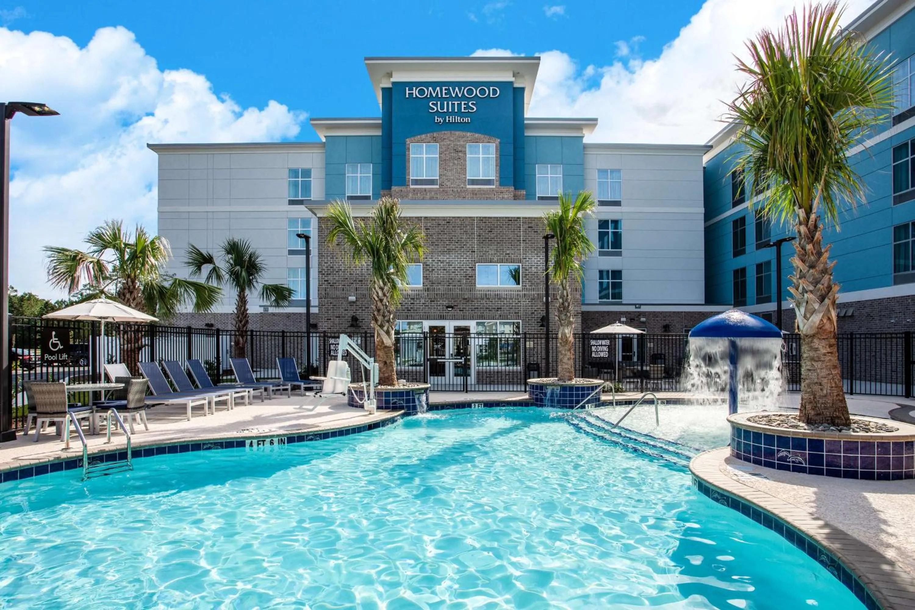 Pool view in Homewood Suites By Hilton Myrtle Beach Coastal Grand Mall
