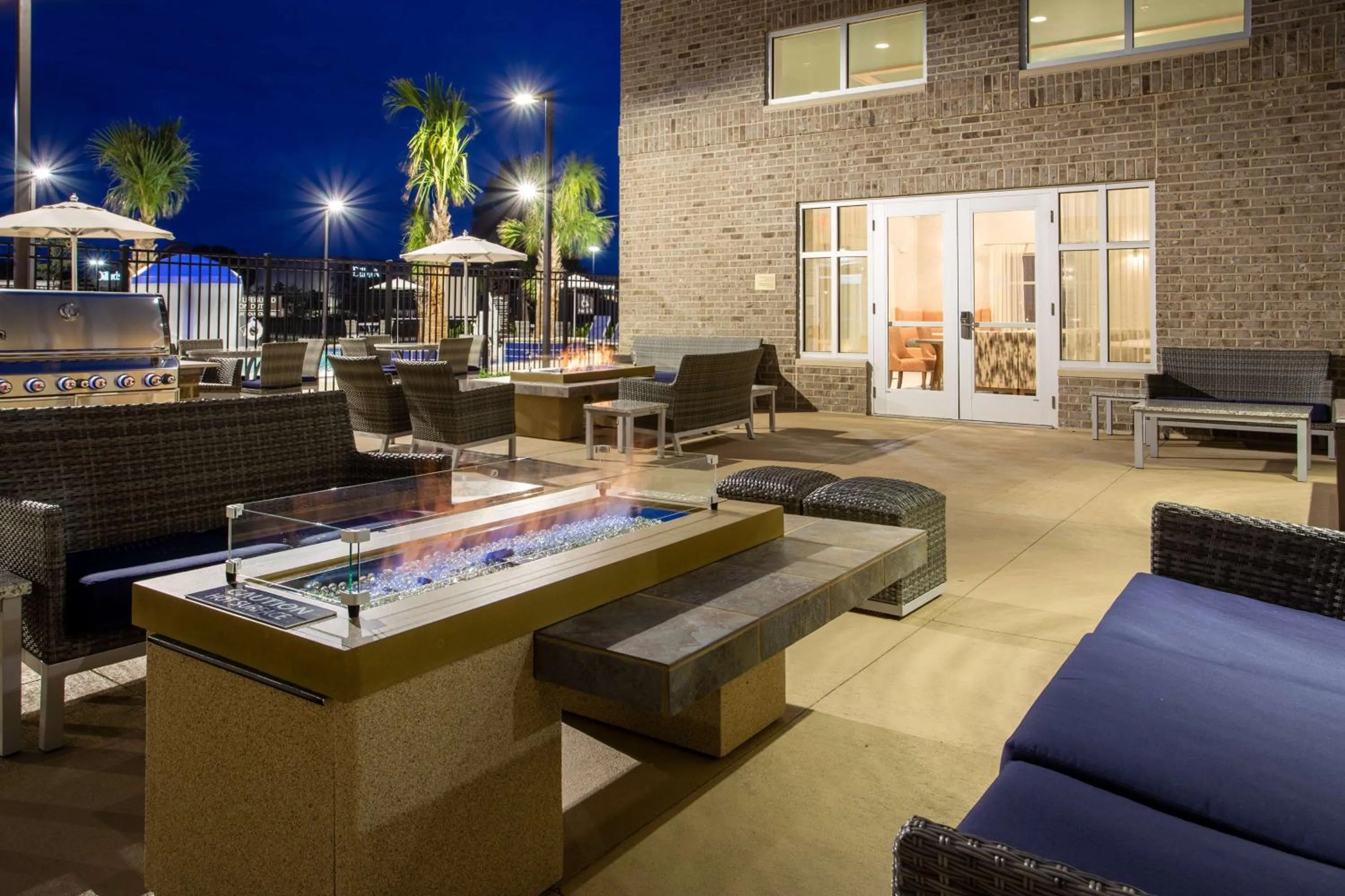 Patio in Homewood Suites By Hilton Myrtle Beach Coastal Grand Mall