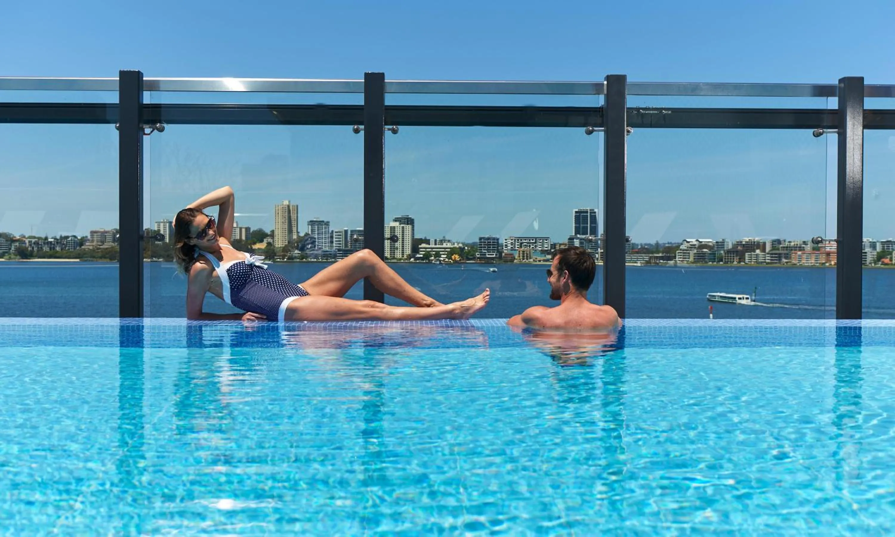Pool view in Doubletree By Hilton Perth Waterfront