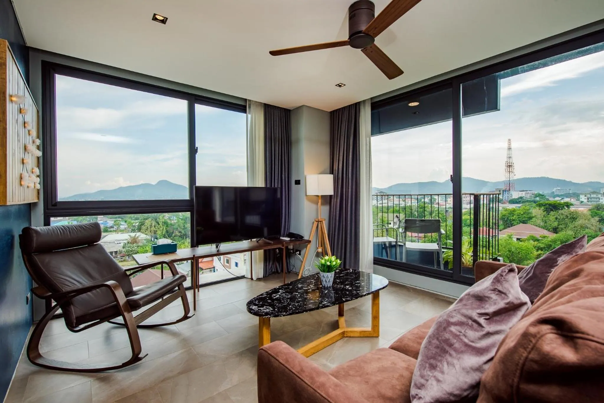 Living room in Seamira House Huahin