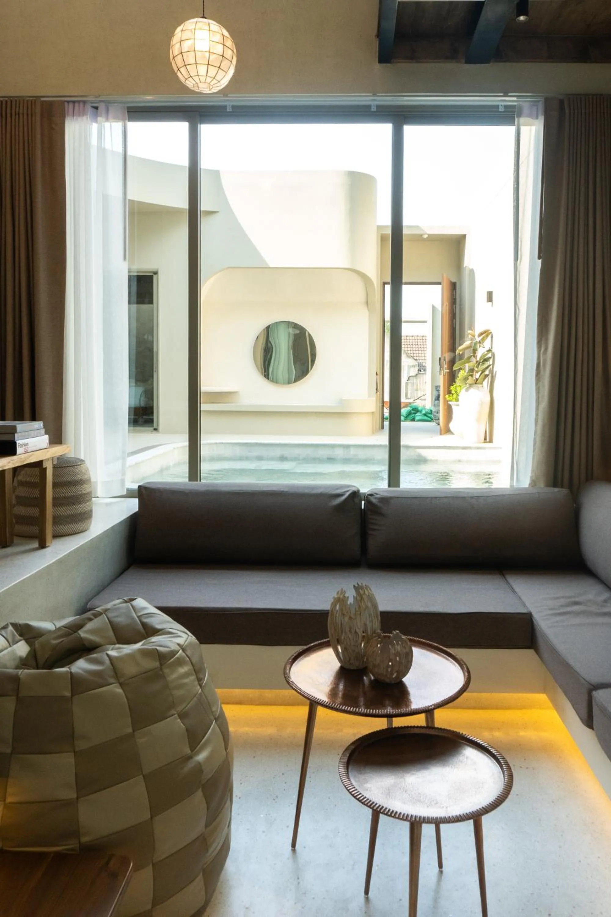 Living room in Seamira House Huahin