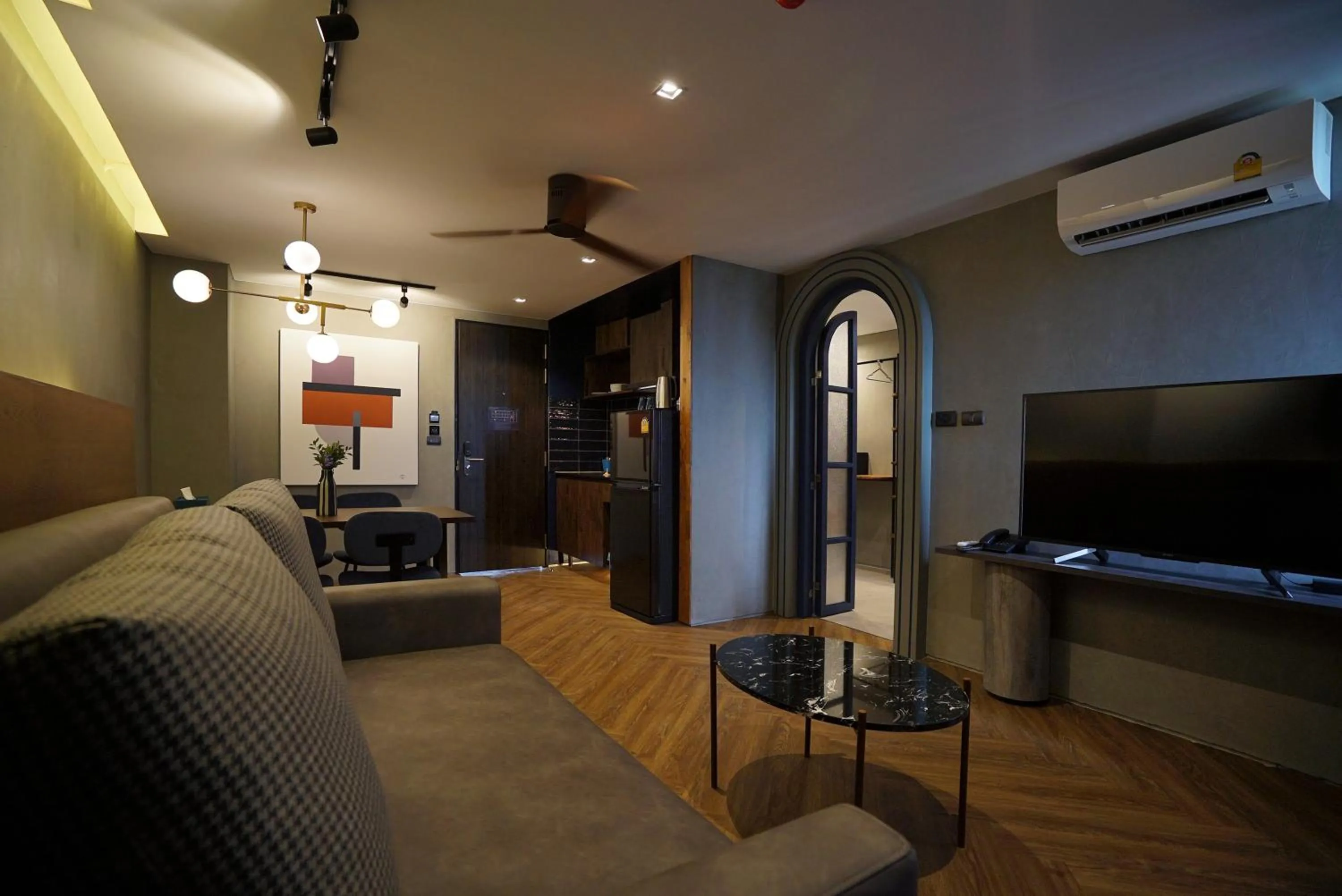 Living room in Seamira House Huahin