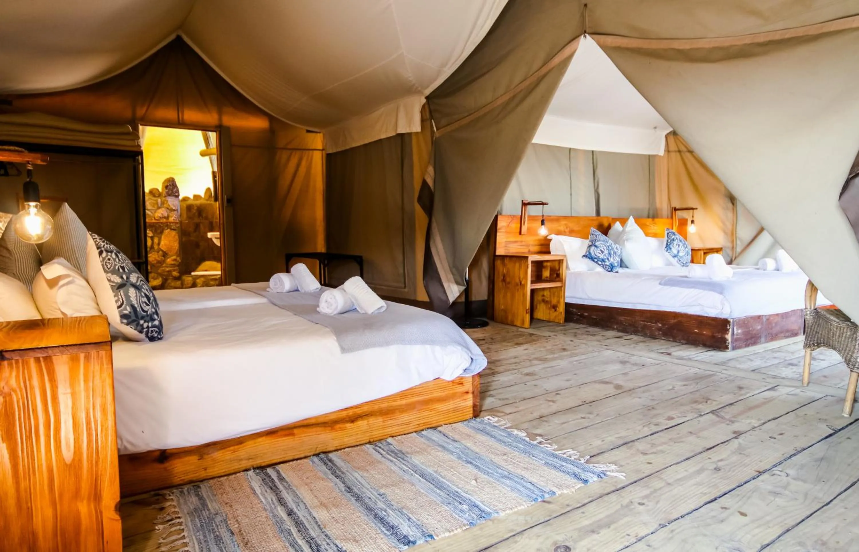 Photo of the whole room, Bed in Ondudu Safari Lodge