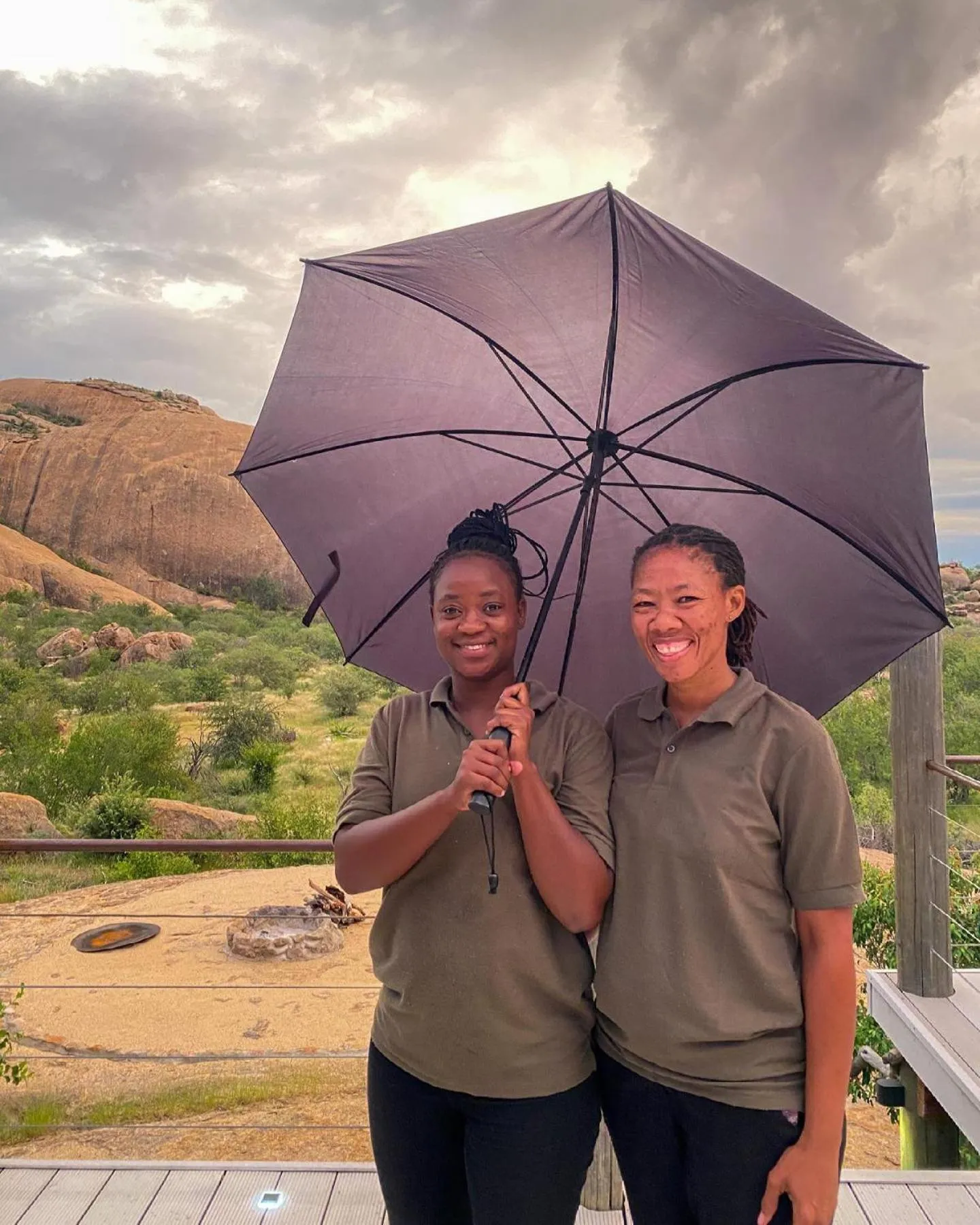 Staff in Ondudu Safari Lodge