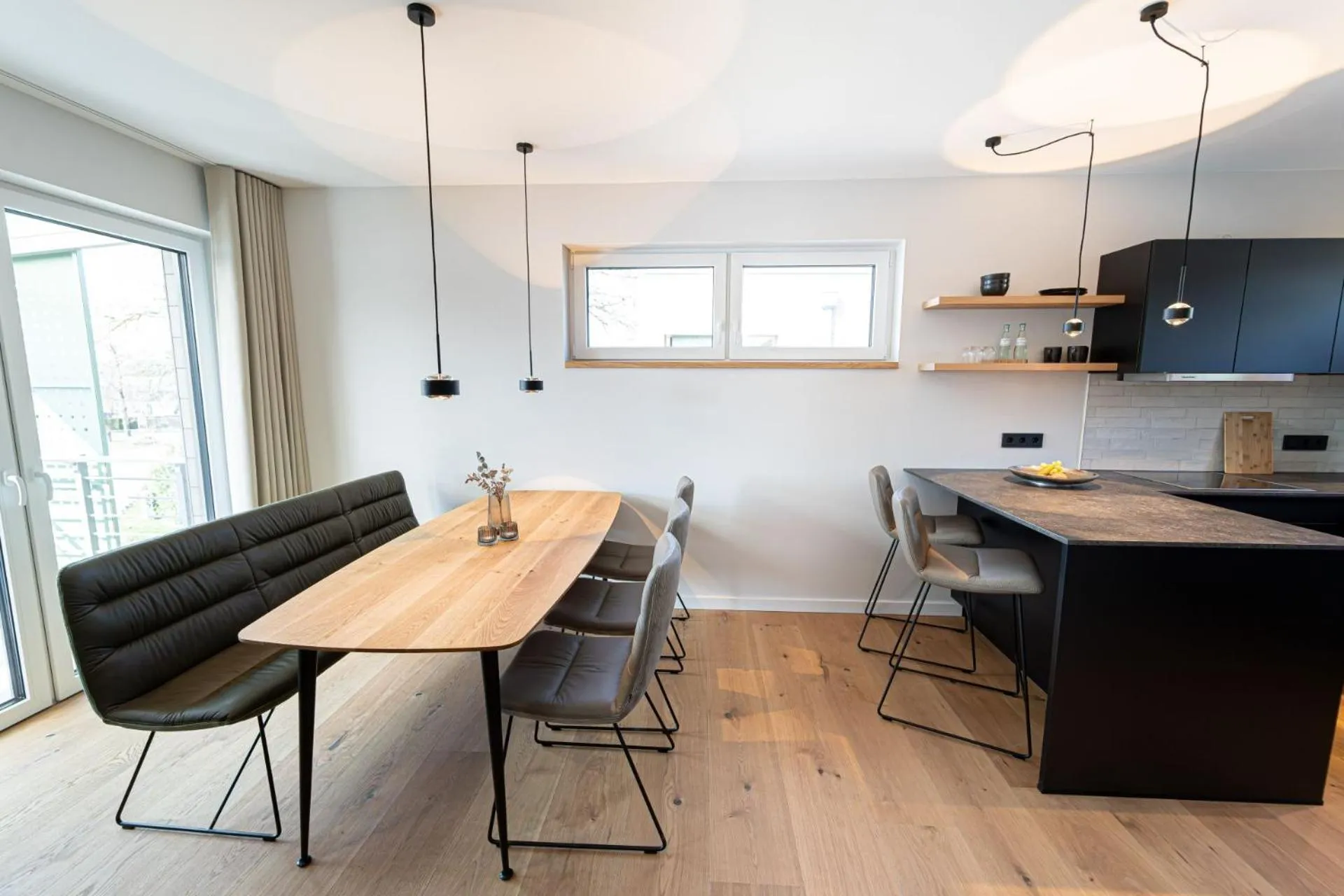 Kitchen or kitchenette in See und Sporthotel Ankum mit Lakeside Apartments