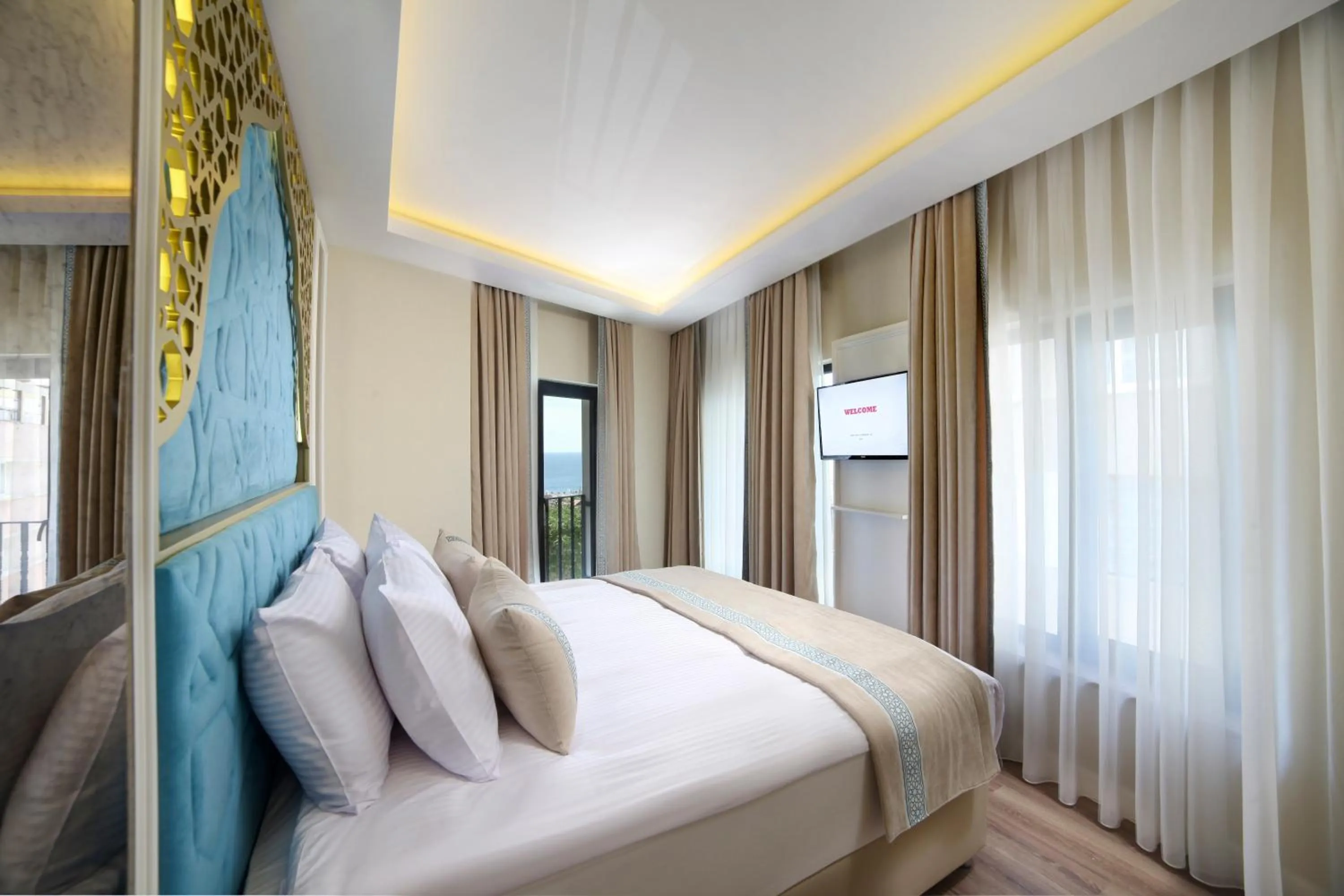 Bedroom, Bed in Great Fortune Design Hotel & Spa