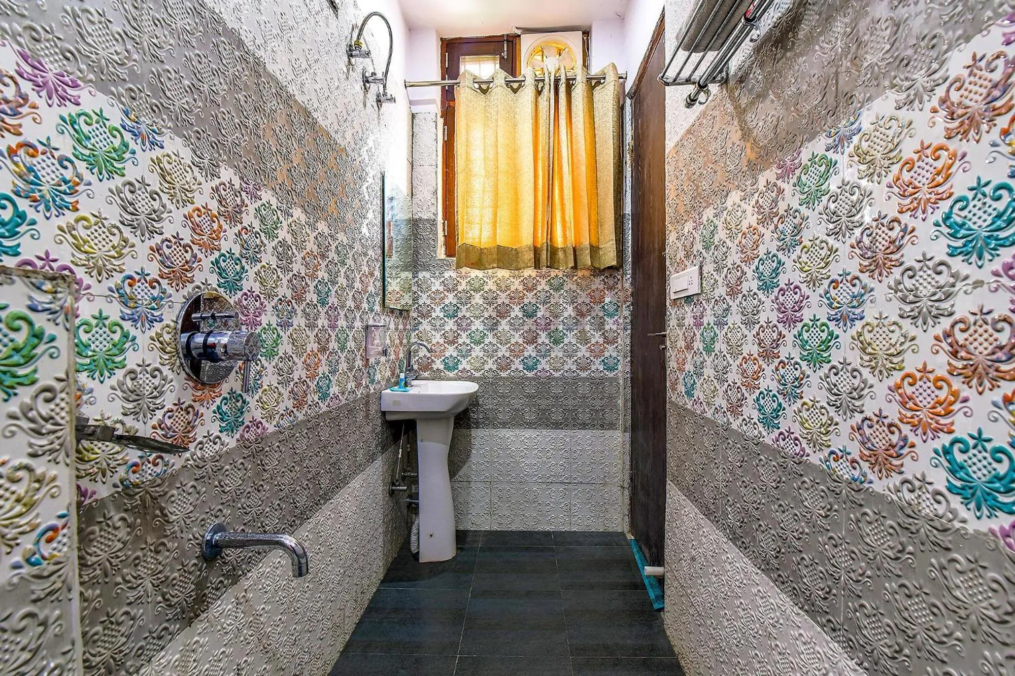 Bathroom in FabHotel Mayank Residency - Nr Kanwali Road