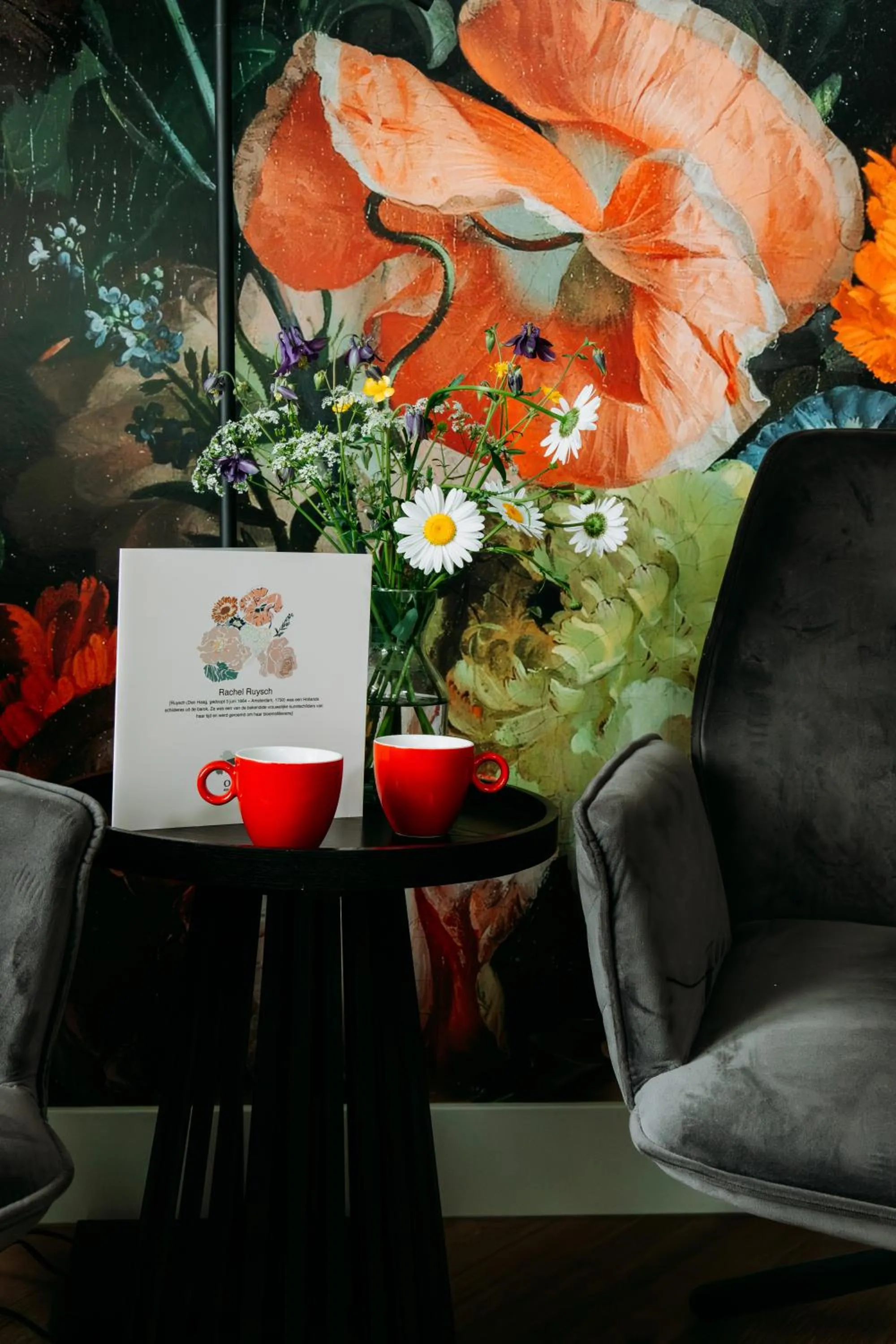 Seating area in Boutique B&B Oud Aa