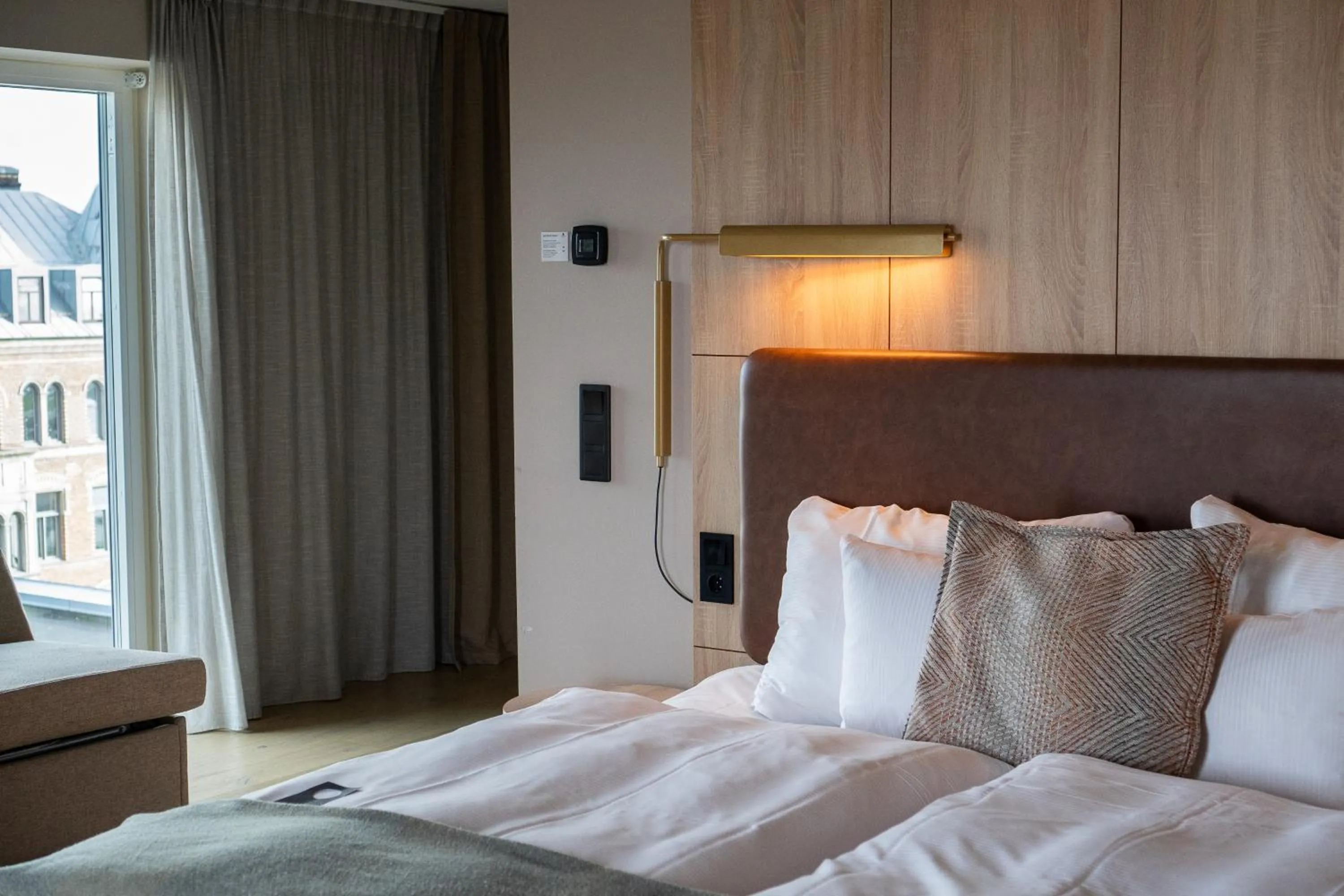 Bed in Clarion Hotel Sea U