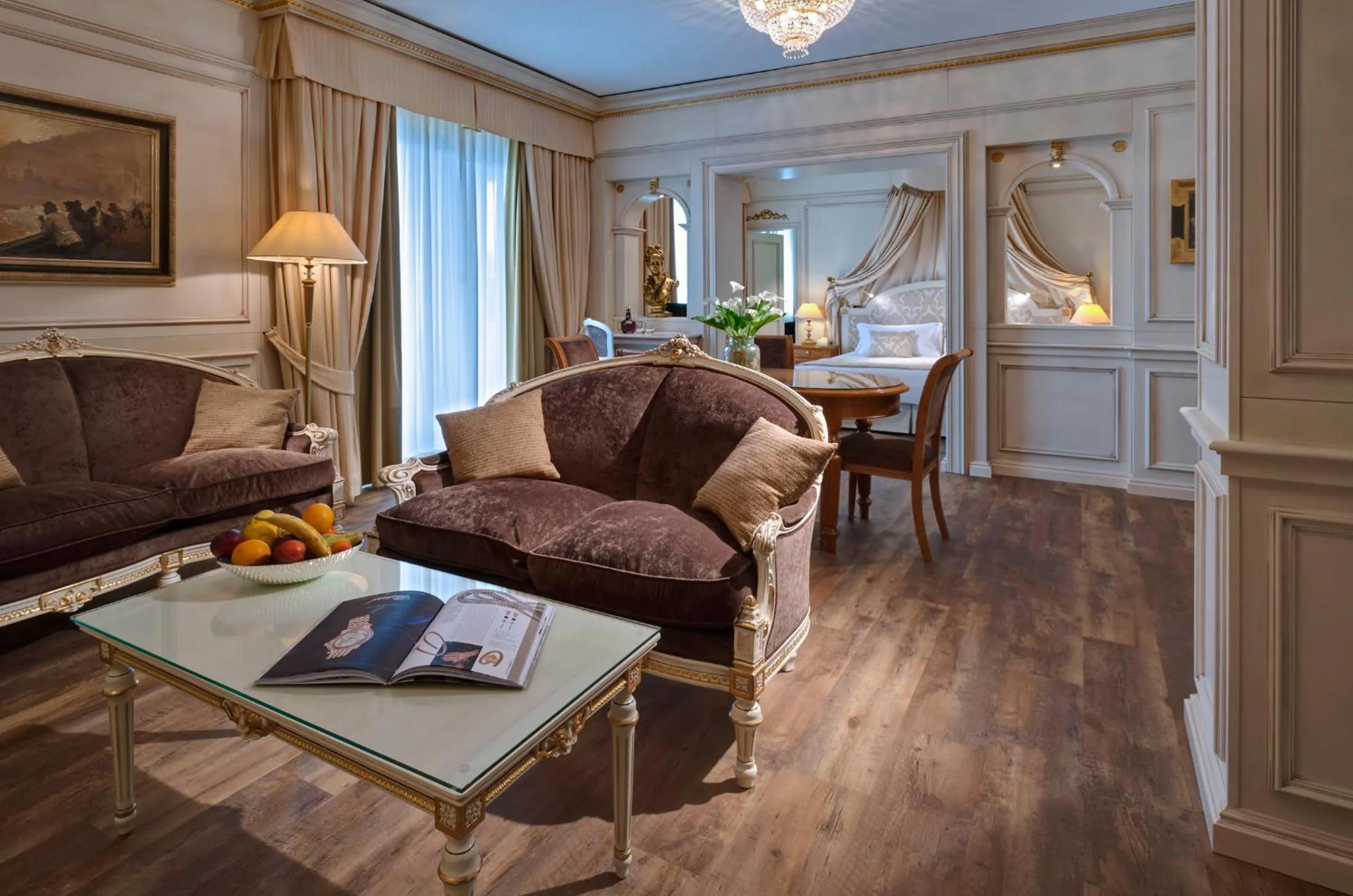 Living room, Bed in Tritone LUXURY HOTEL THERMAE & SPA