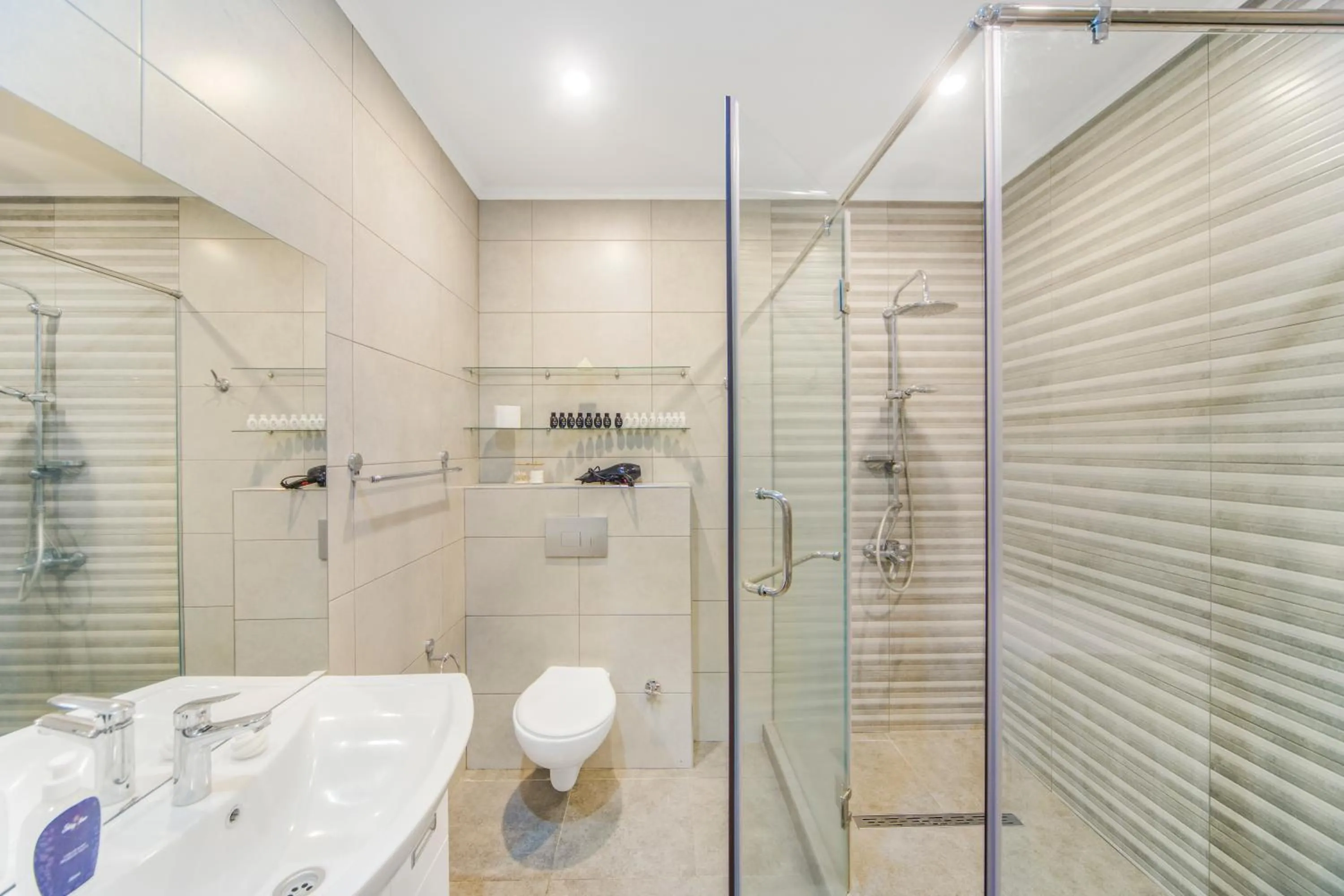 Bathroom in Apart-hotel on Koghbatsi 16