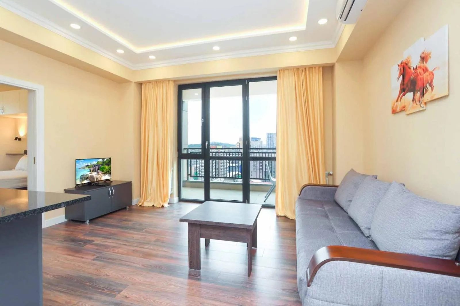 Living room in Apart-hotel on Koghbatsi 16