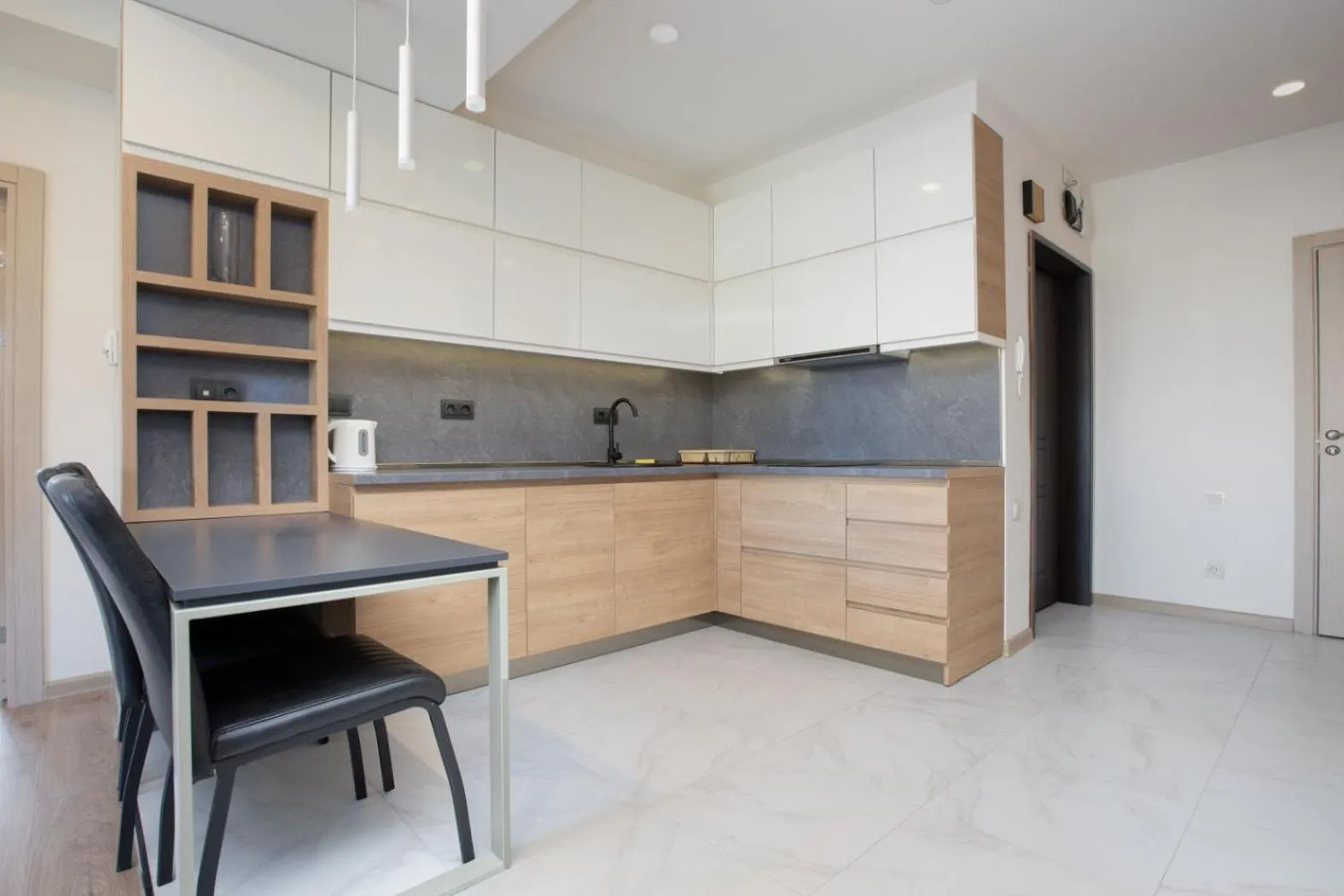Kitchen or kitchenette in Apart-hotel on Koghbatsi 16