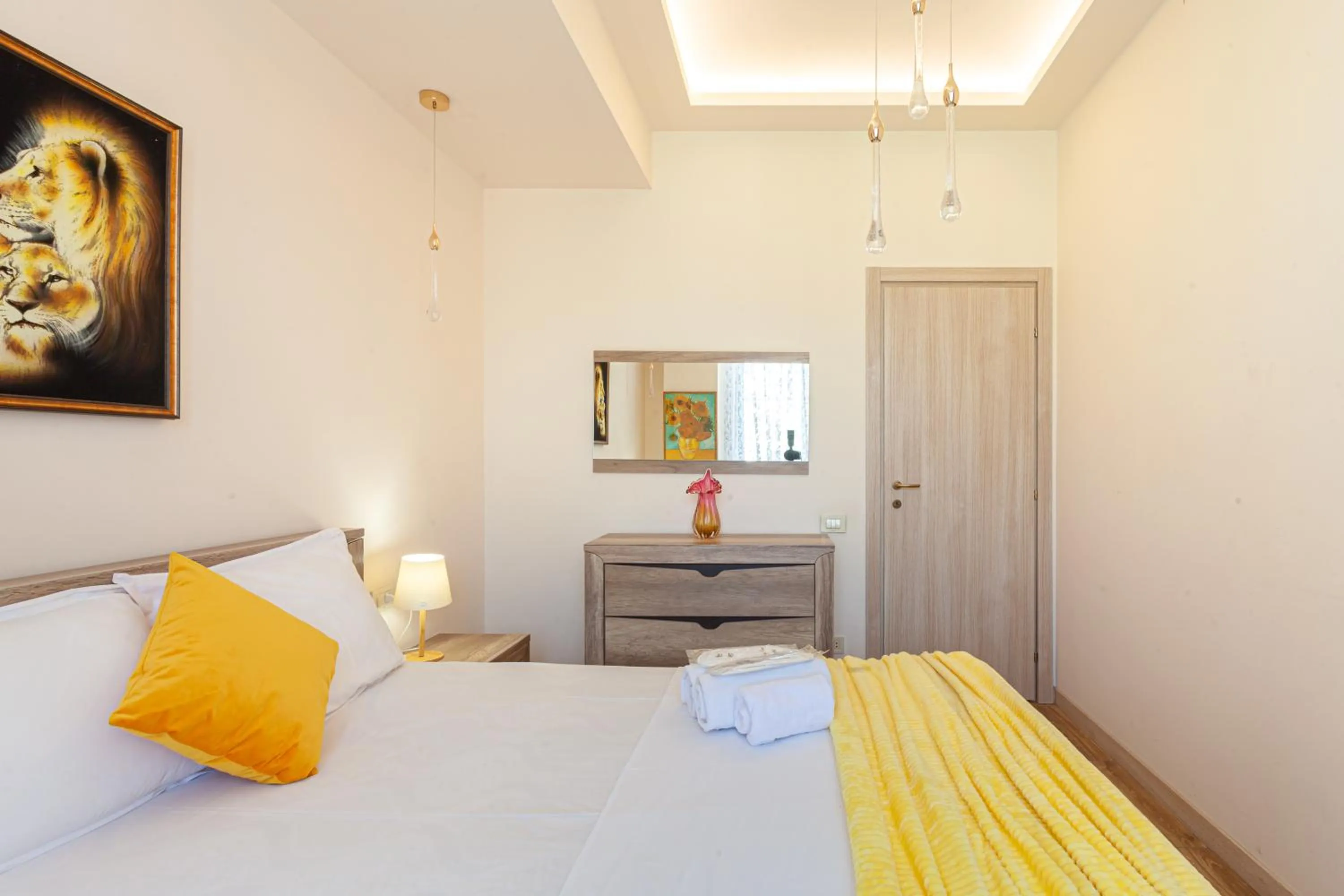 Bed in Apart-hotel on Koghbatsi 16