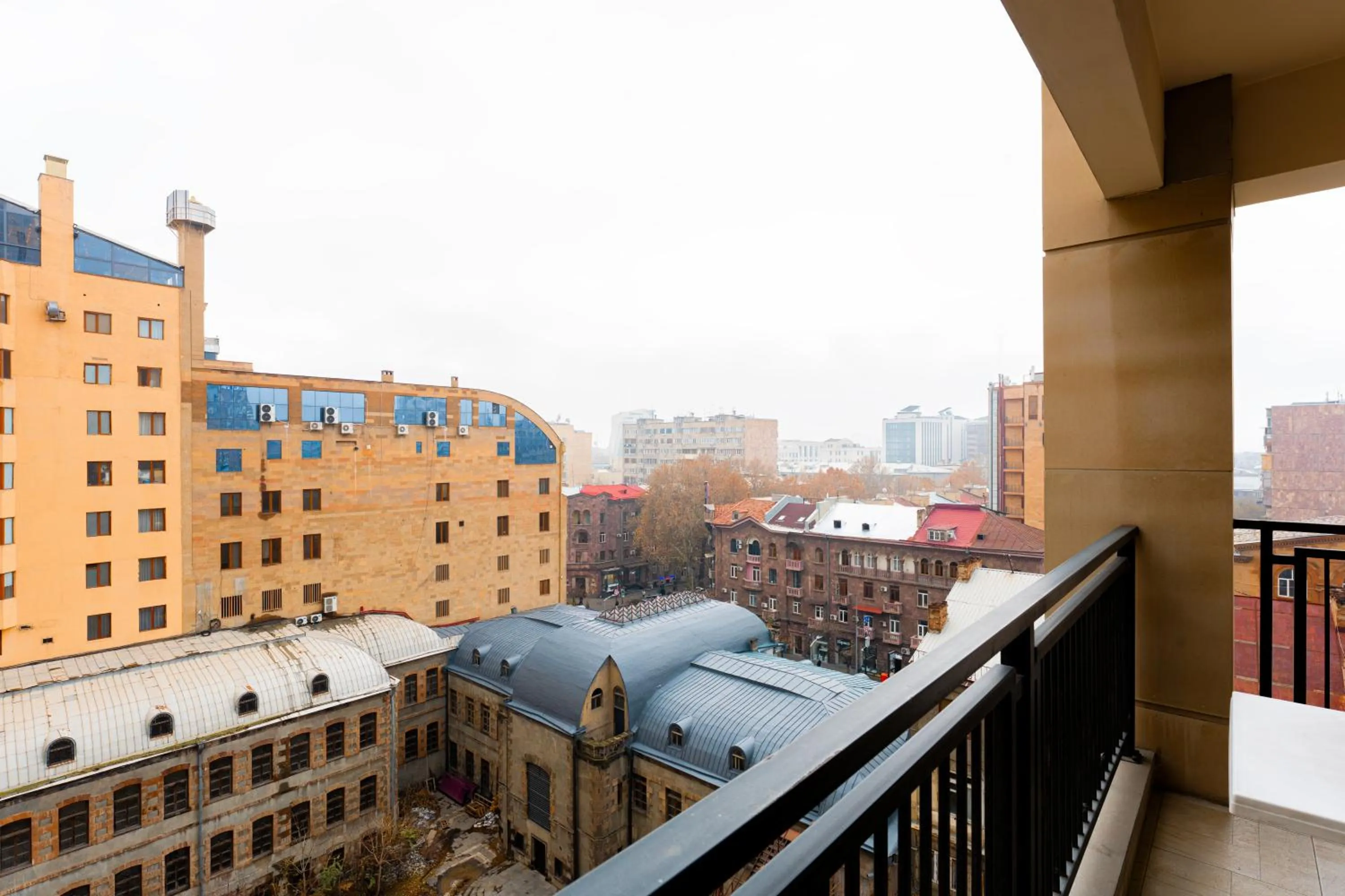 Balcony/Terrace in Apart-hotel on Koghbatsi 16