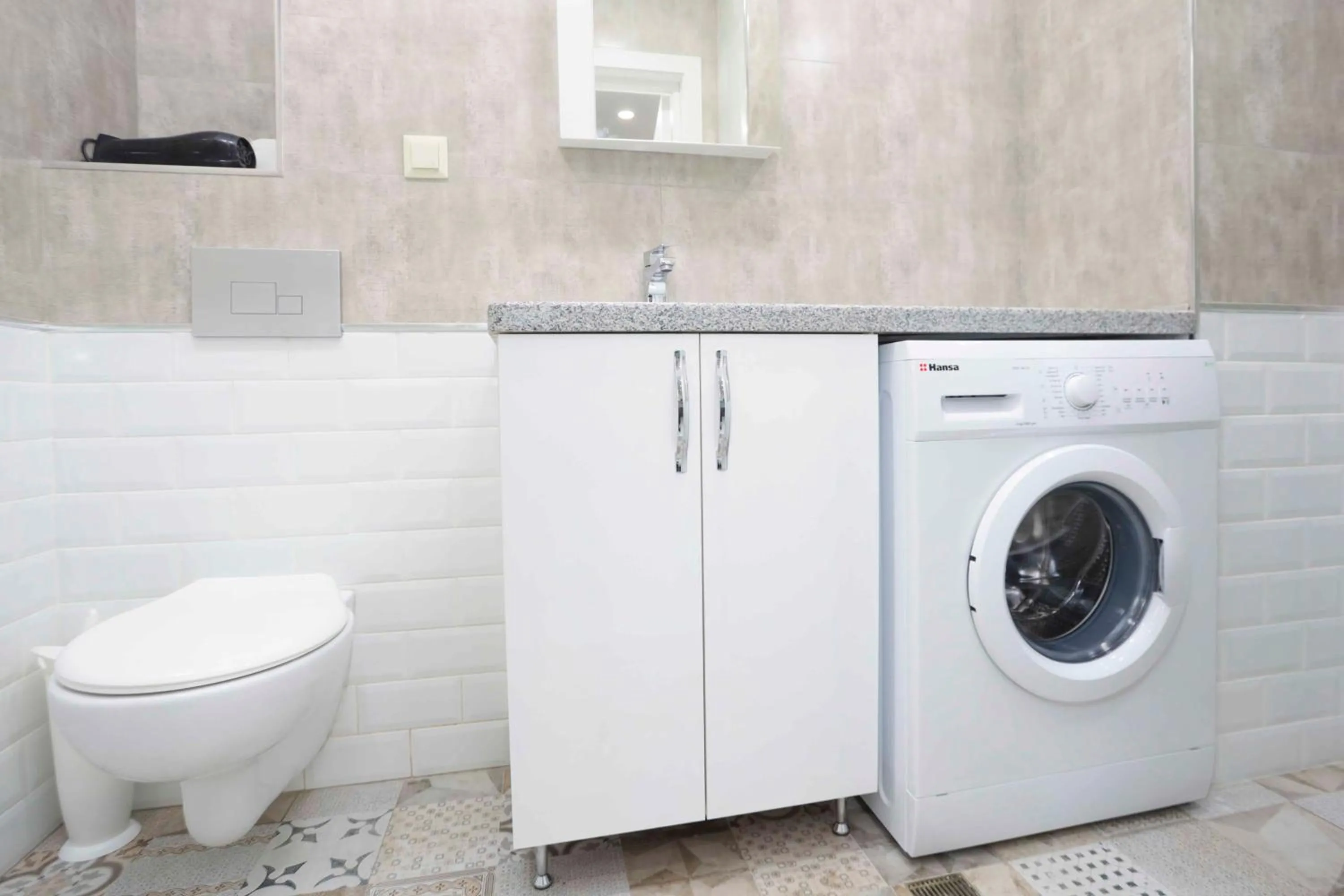 Bathroom in Apart-hotel on Koghbatsi 16