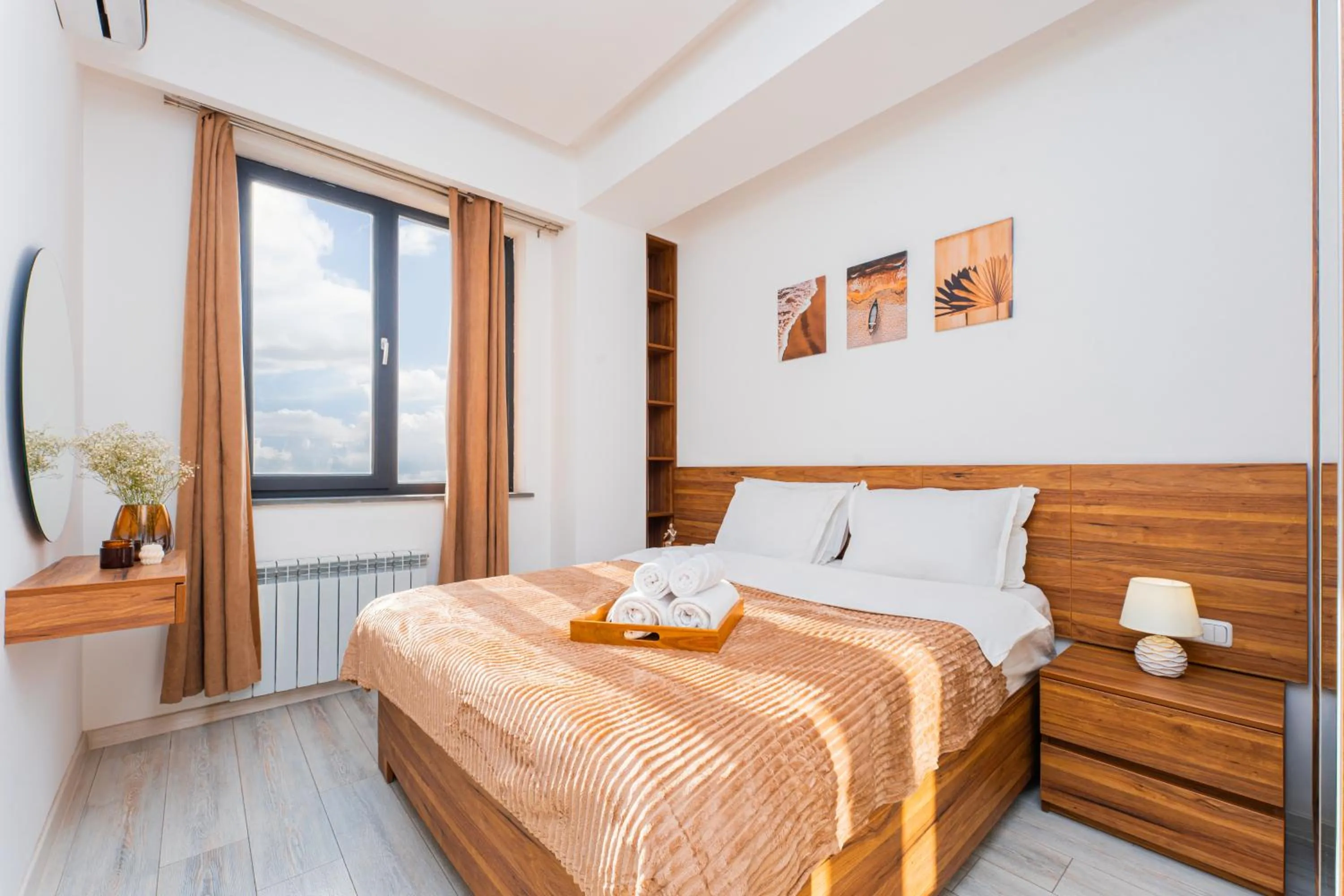 Bed in Apart-hotel on Koghbatsi 16