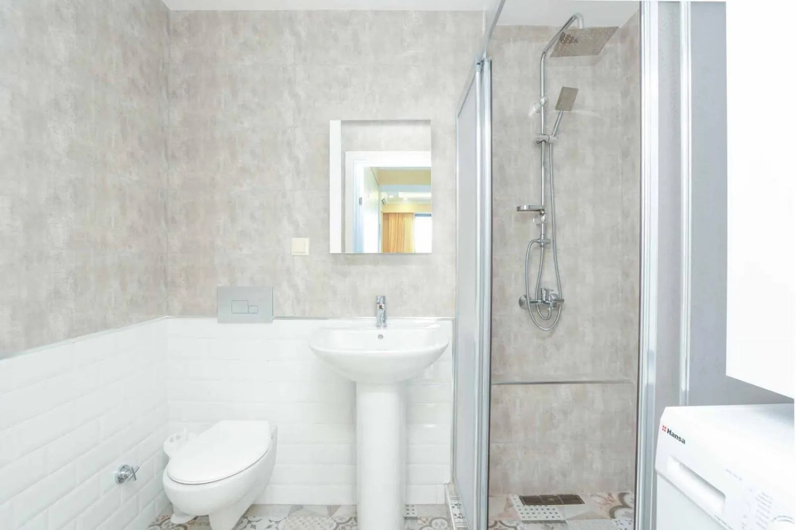 Bathroom in Apart-hotel on Koghbatsi 16