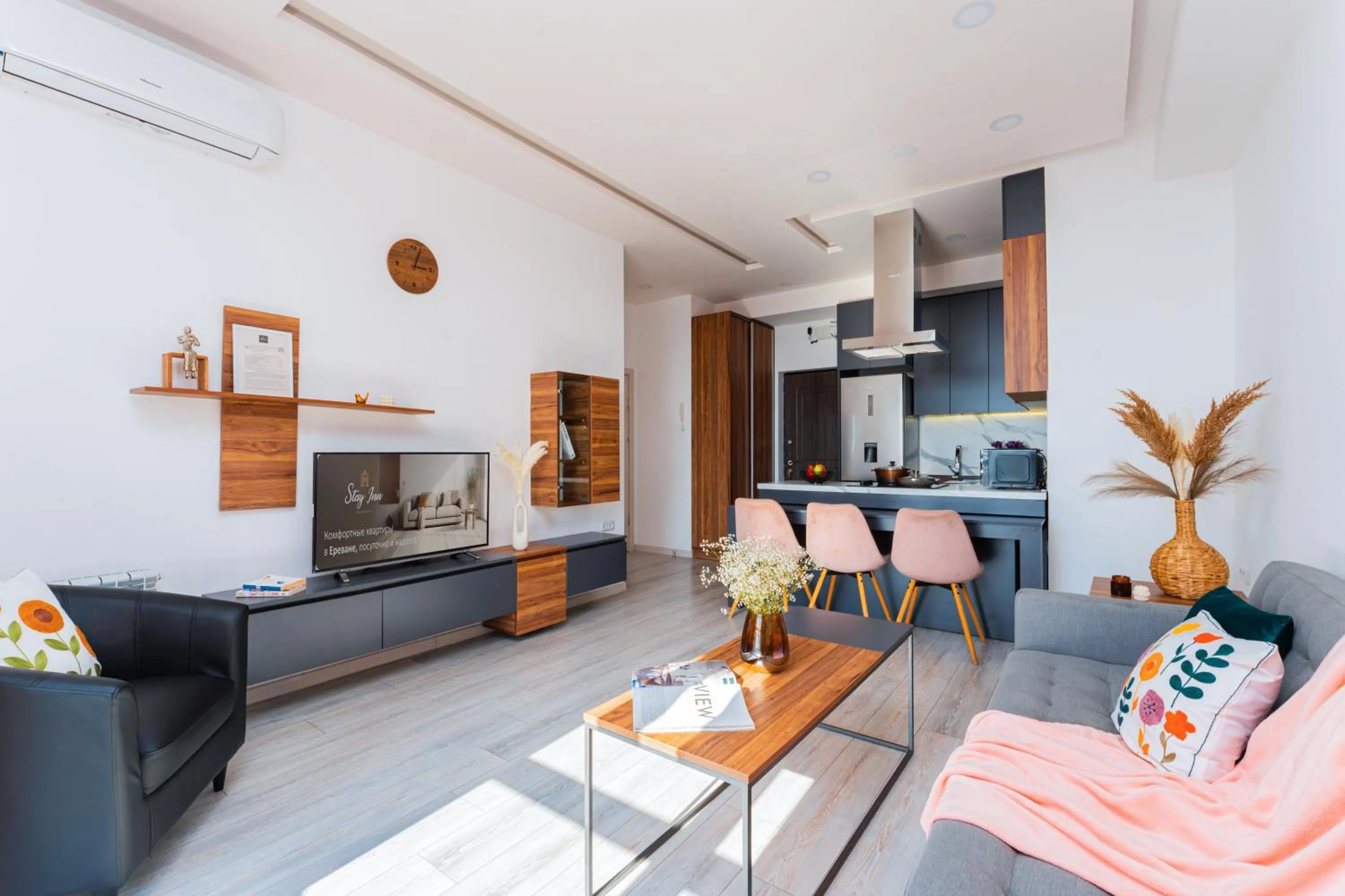 Living room in Apart-hotel on Koghbatsi 16