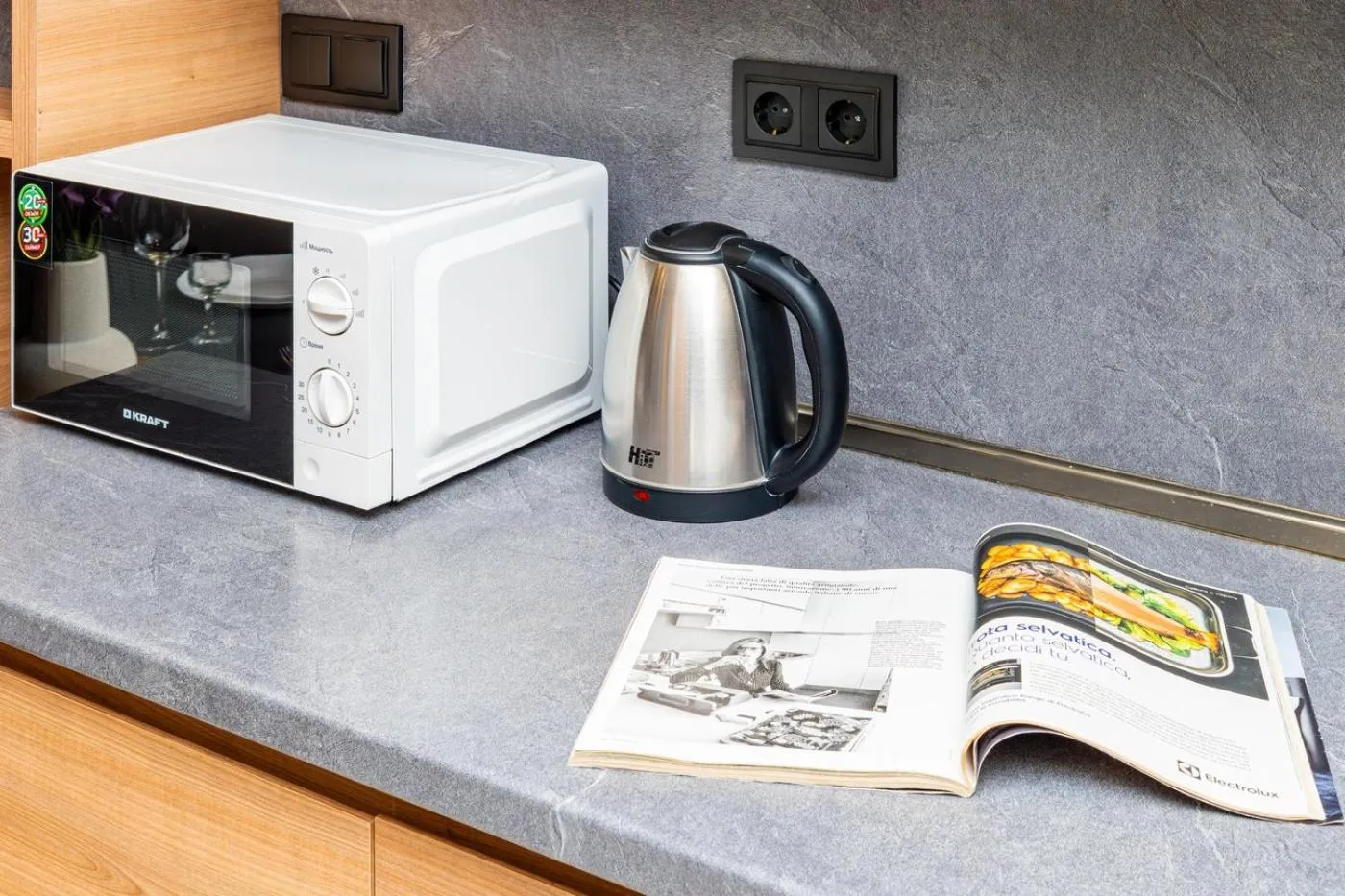 Kitchen or kitchenette in Apart-hotel on Koghbatsi 16