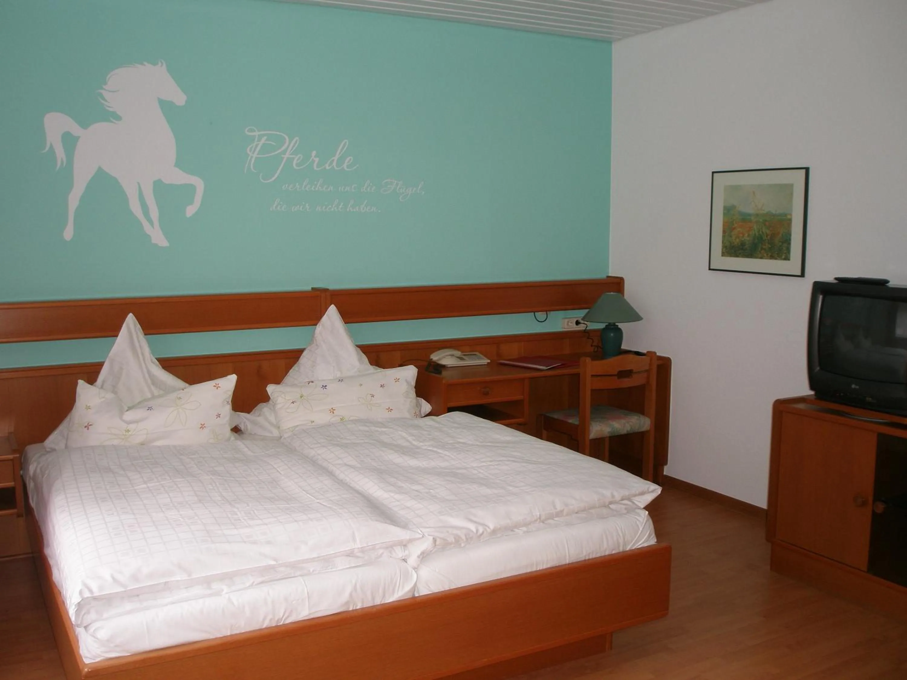 Photo of the whole room, Bed in Landhotel am Wenzelbach