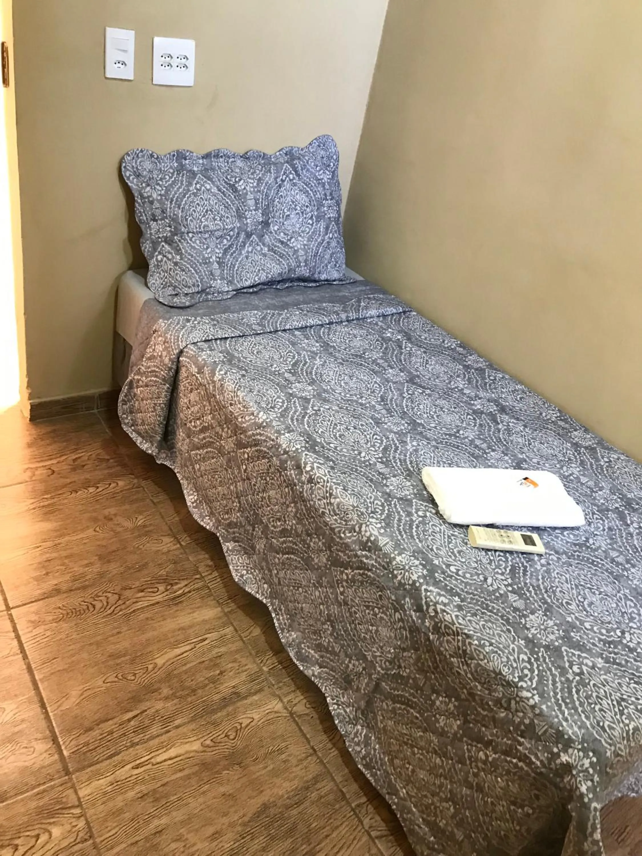 Bed in Pousada Floripes