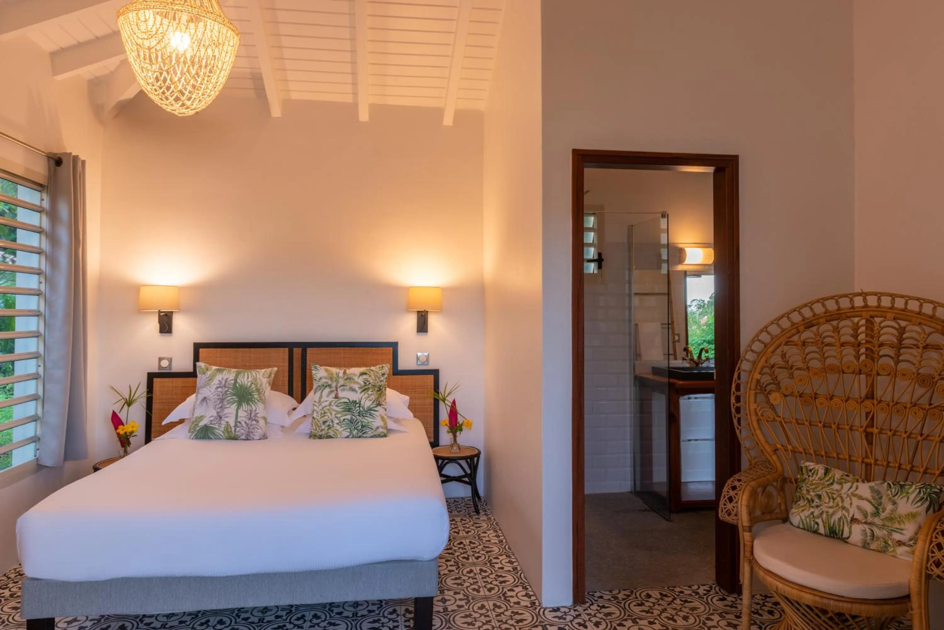 Bedroom, Bed in Habitation Saint Charles - Hôtel de Charme & Spa