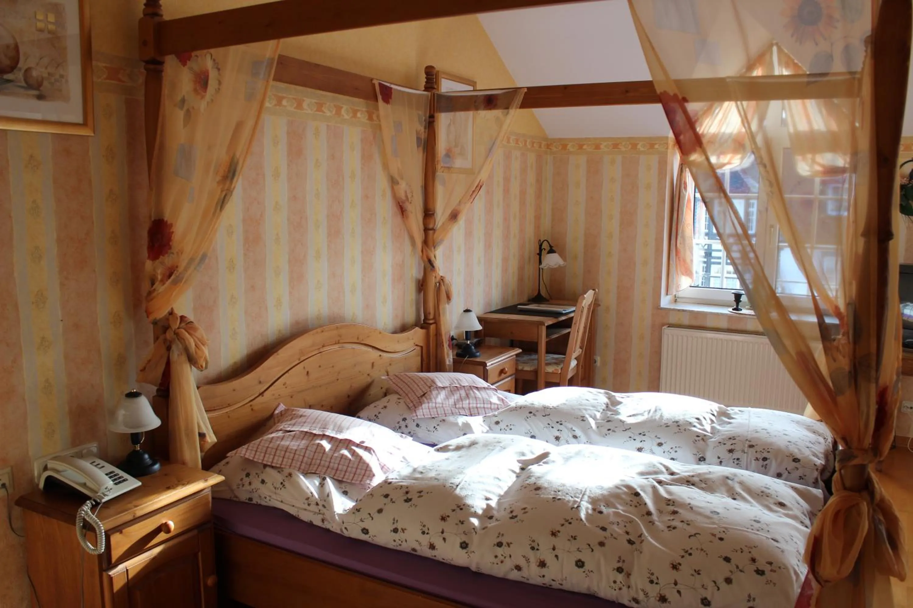 Bed in Hotel Restaurant Bürgerstube