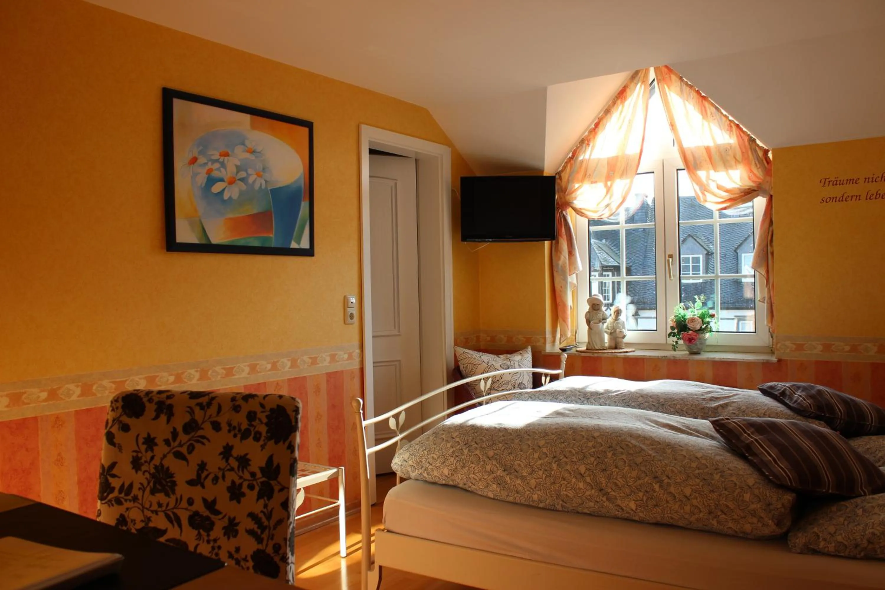 Bed in Hotel Restaurant Bürgerstube