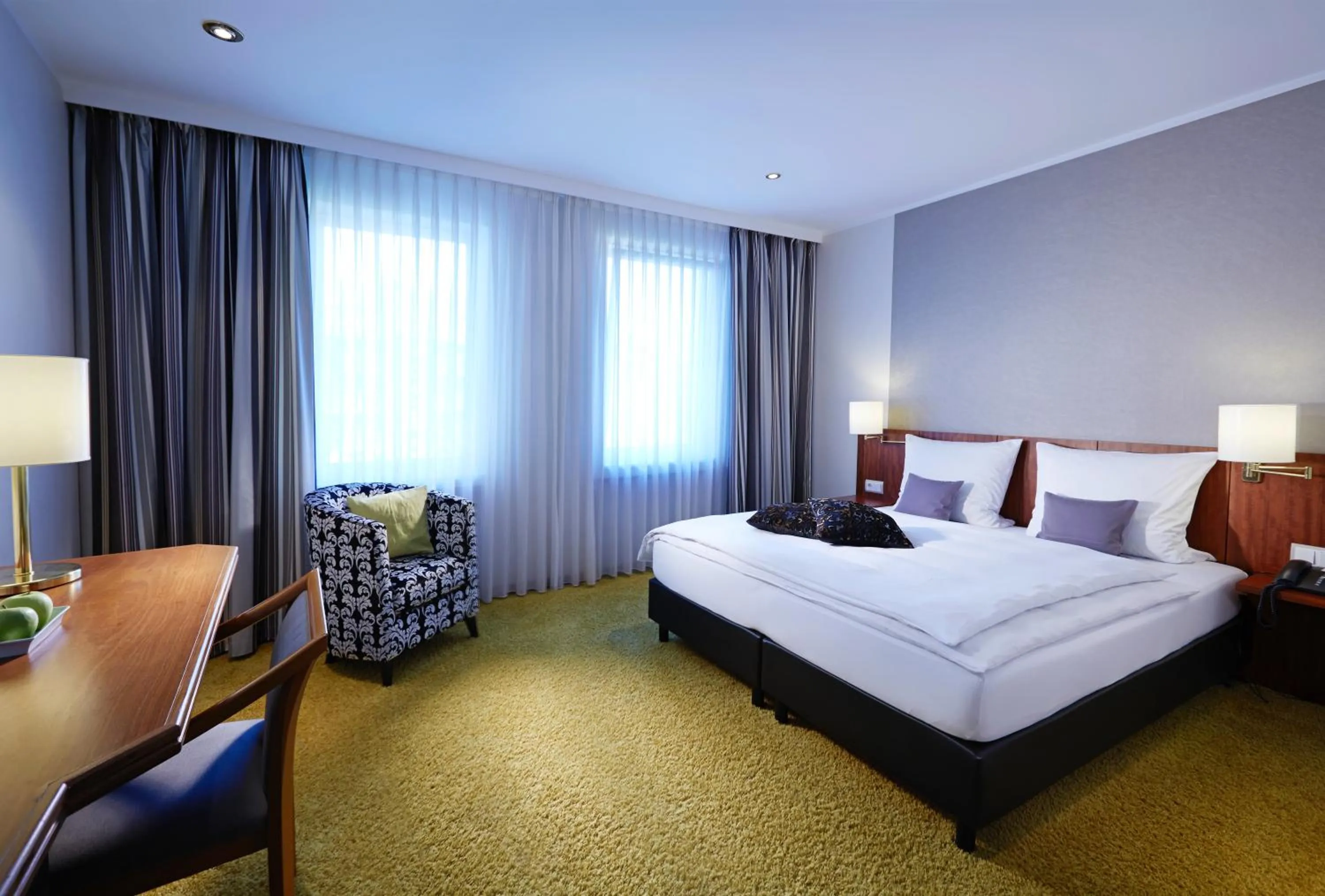 Decorative detail, Bed in Kochs Stadthotel