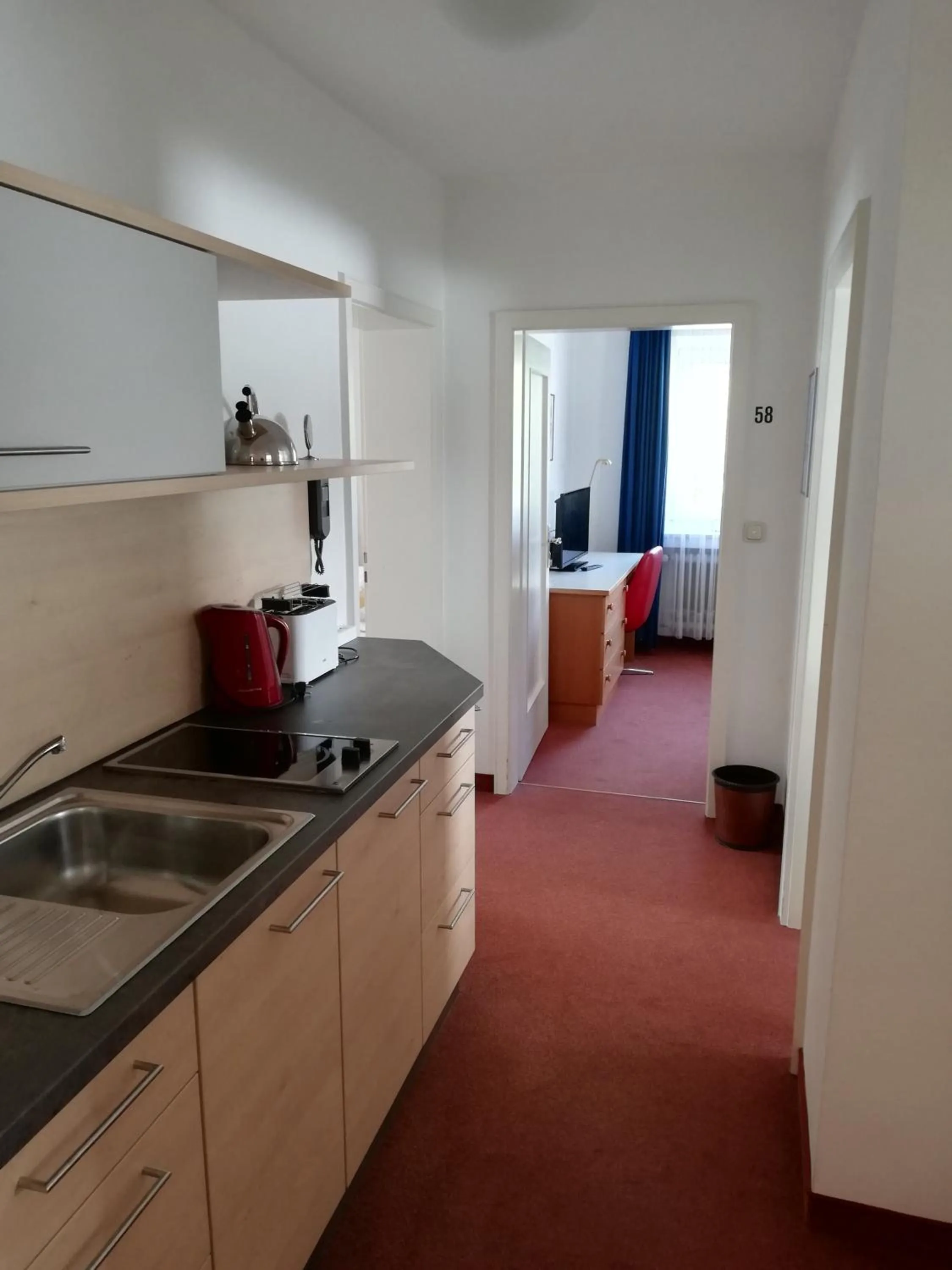 Kitchen or kitchenette in Kneipp-Kurhotel Steinle