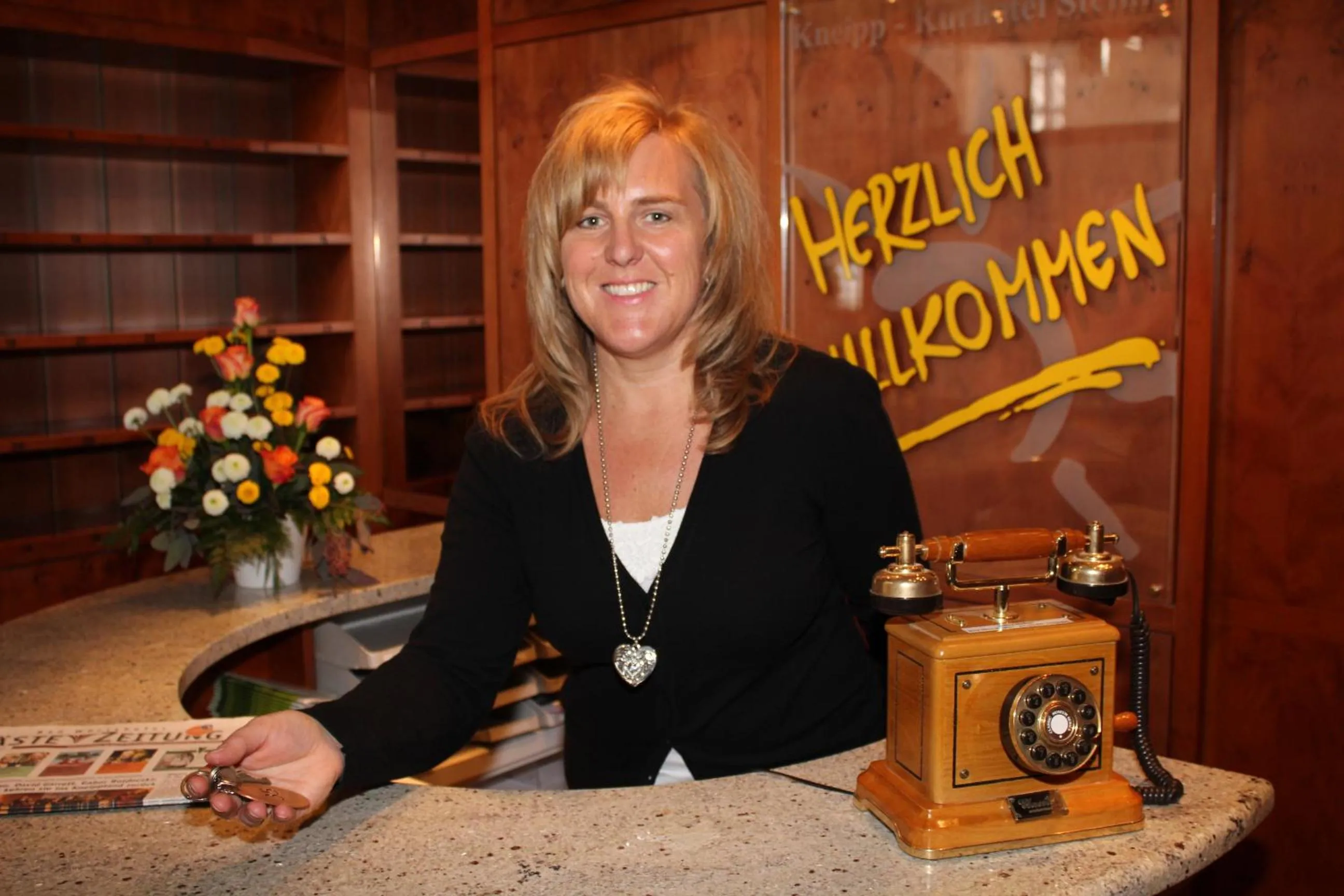 Lobby or reception in Kneipp-Kurhotel Steinle